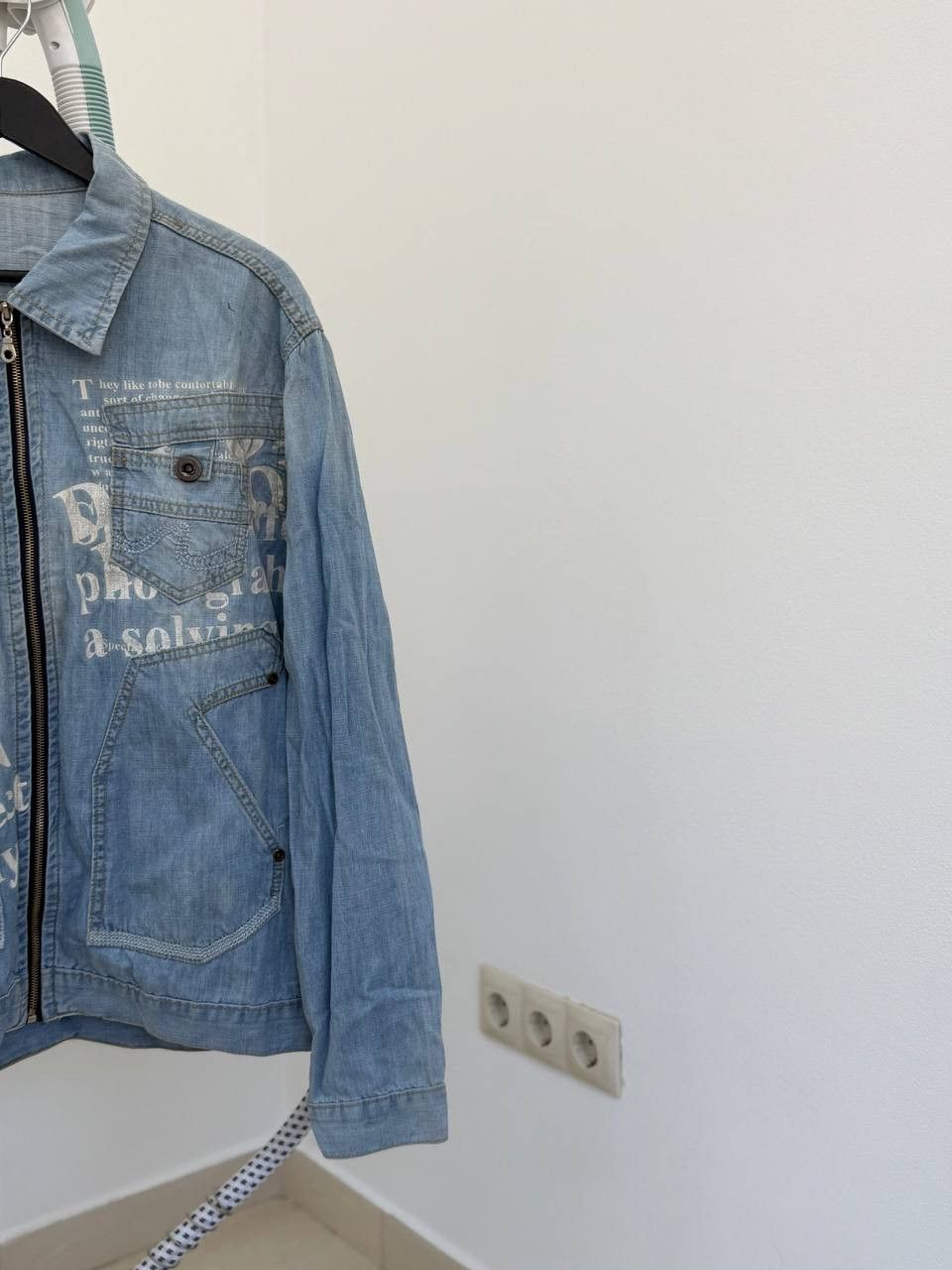 14th Addiction Affliction style Denim Jacket Blue Classic Fit Y2K gothic Size US M / EU 48-50 / 2 - 5 Thumbnail