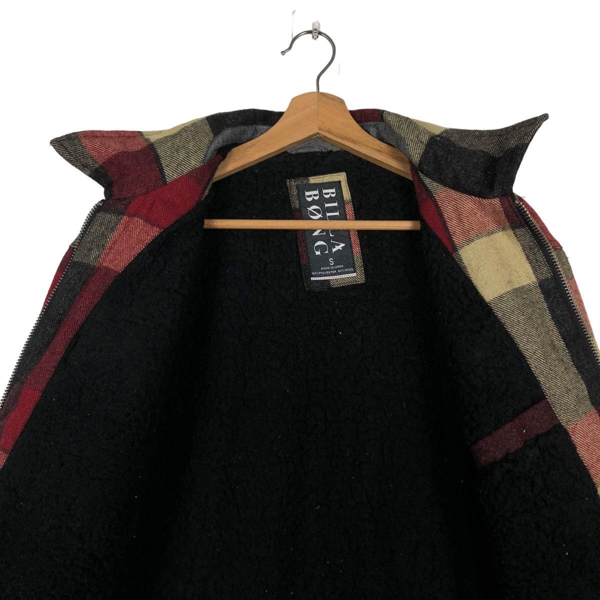 Flannel 🔥90’s Vintage Flannel Wool Jacket Billabong Tartan Design Size US S / EU 44-46 / 1 - 11 Thumbnail