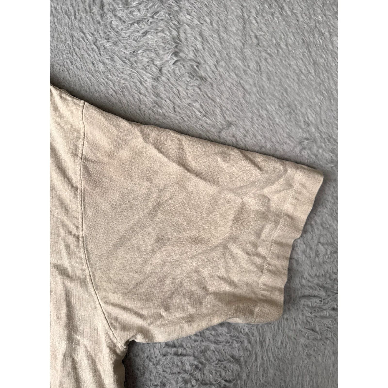 Tommy Bahama Tommy Bahama Shirt Men Large Ivory Silk 100% Button Up Hawaiian Read Size US L / EU 52-54 / 3 - 2 Thumbnail