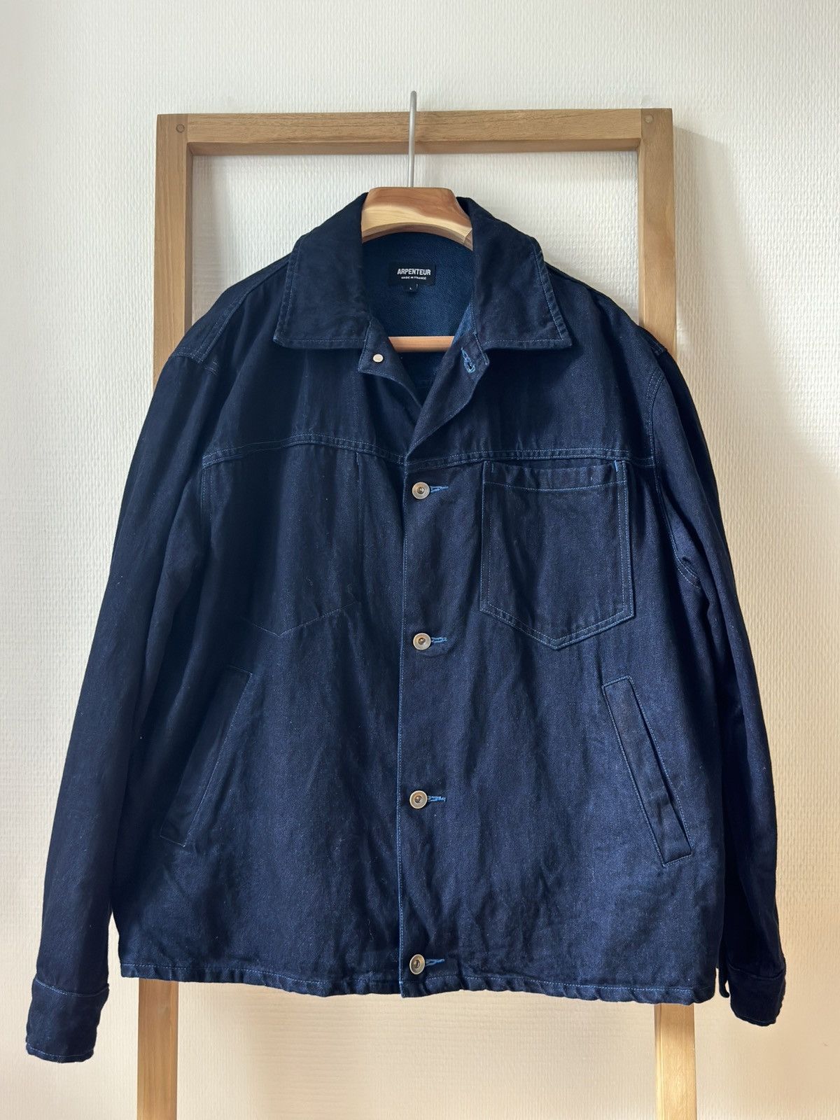 Image of Arpenteur Eddie Jacket in Blue, Men's (Size Large)