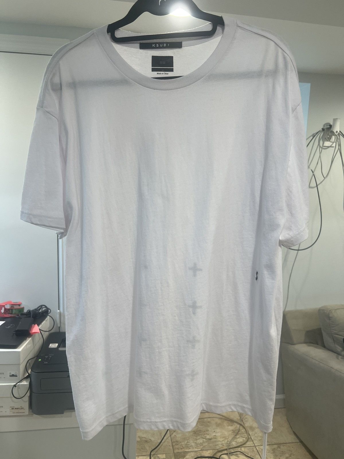 Mens Ksubi Biggie 4x4 Optic White New Without Tags