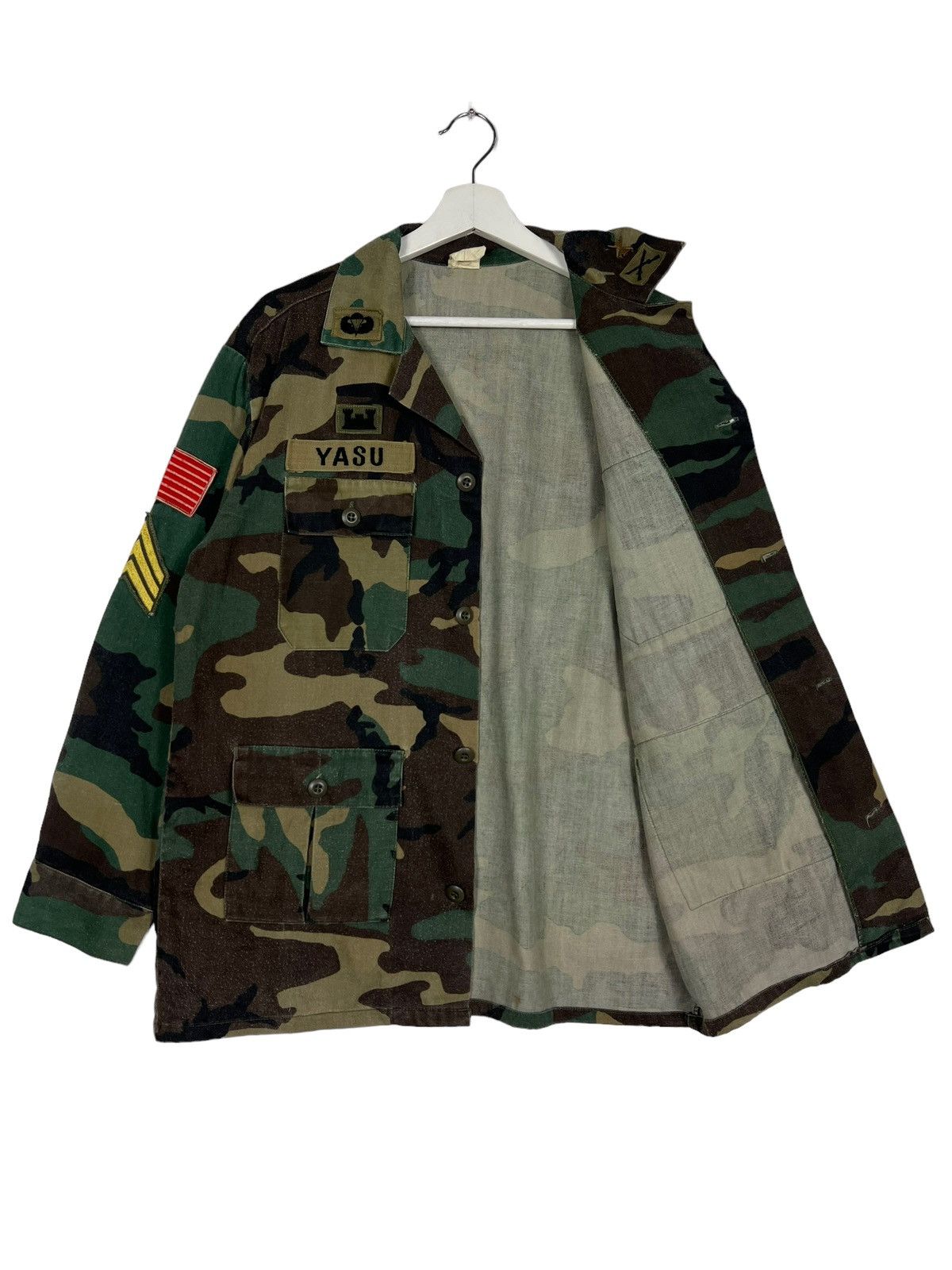 Vintage 🔥 VINTAGE CAMO MILITARY JACKET MADE IN USA Size US M / EU 48-50 / 2 - 9 Thumbnail