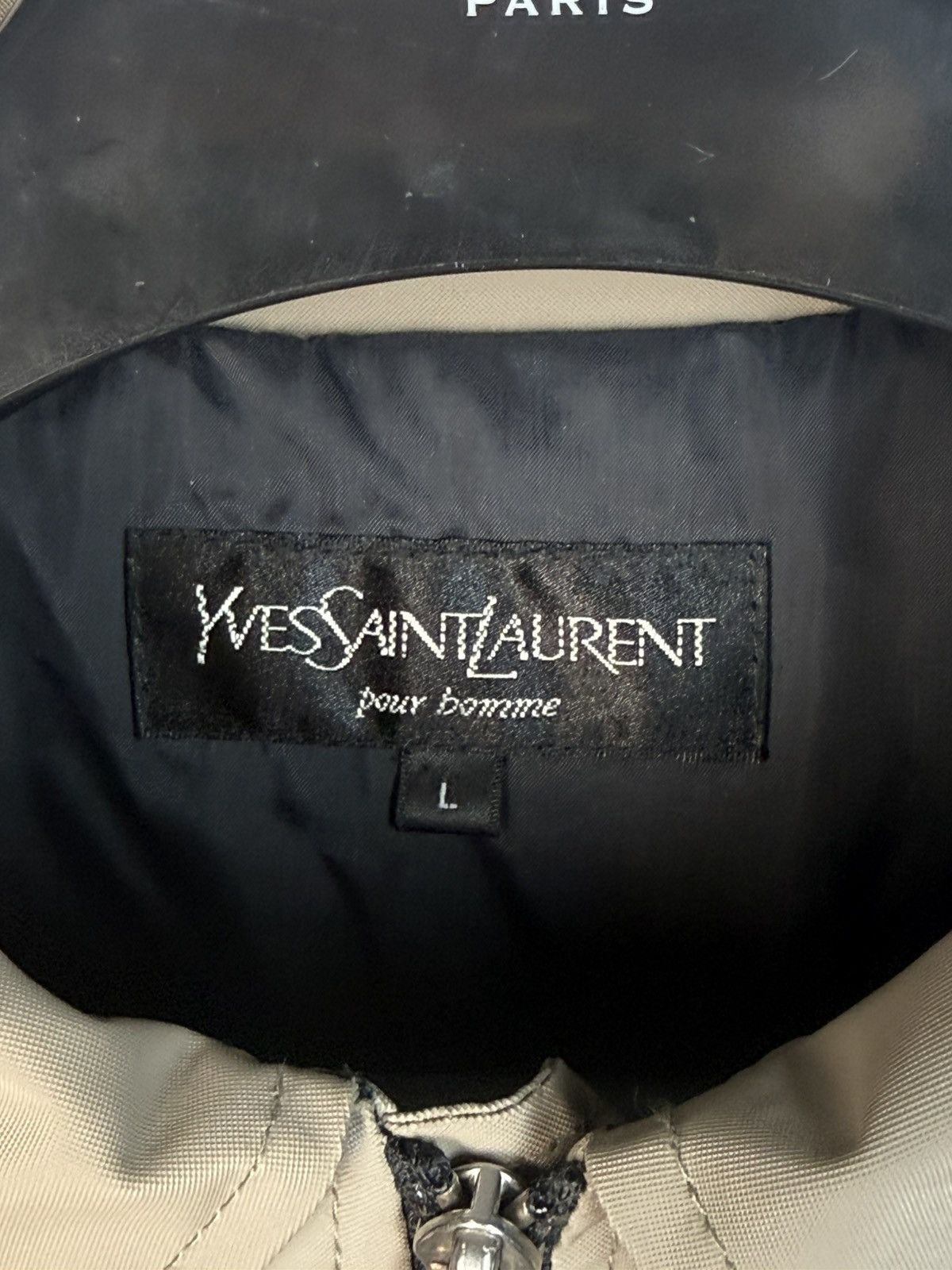 Yves Saint Laurent Waterproof YSL Jacket Classic Zip Up Collar Vintage Logo y2k Size US L / EU 52-54 / 3 - 5 Thumbnail