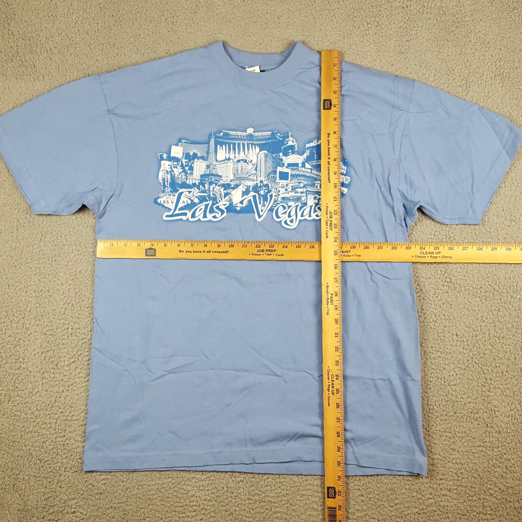 Vintage Vintage Las Vegas Strip Poker Gambling Men's XL Blue Retro T Shirt Casino Shirt Size US XL / EU 56 / 4 - 8 Thumbnail