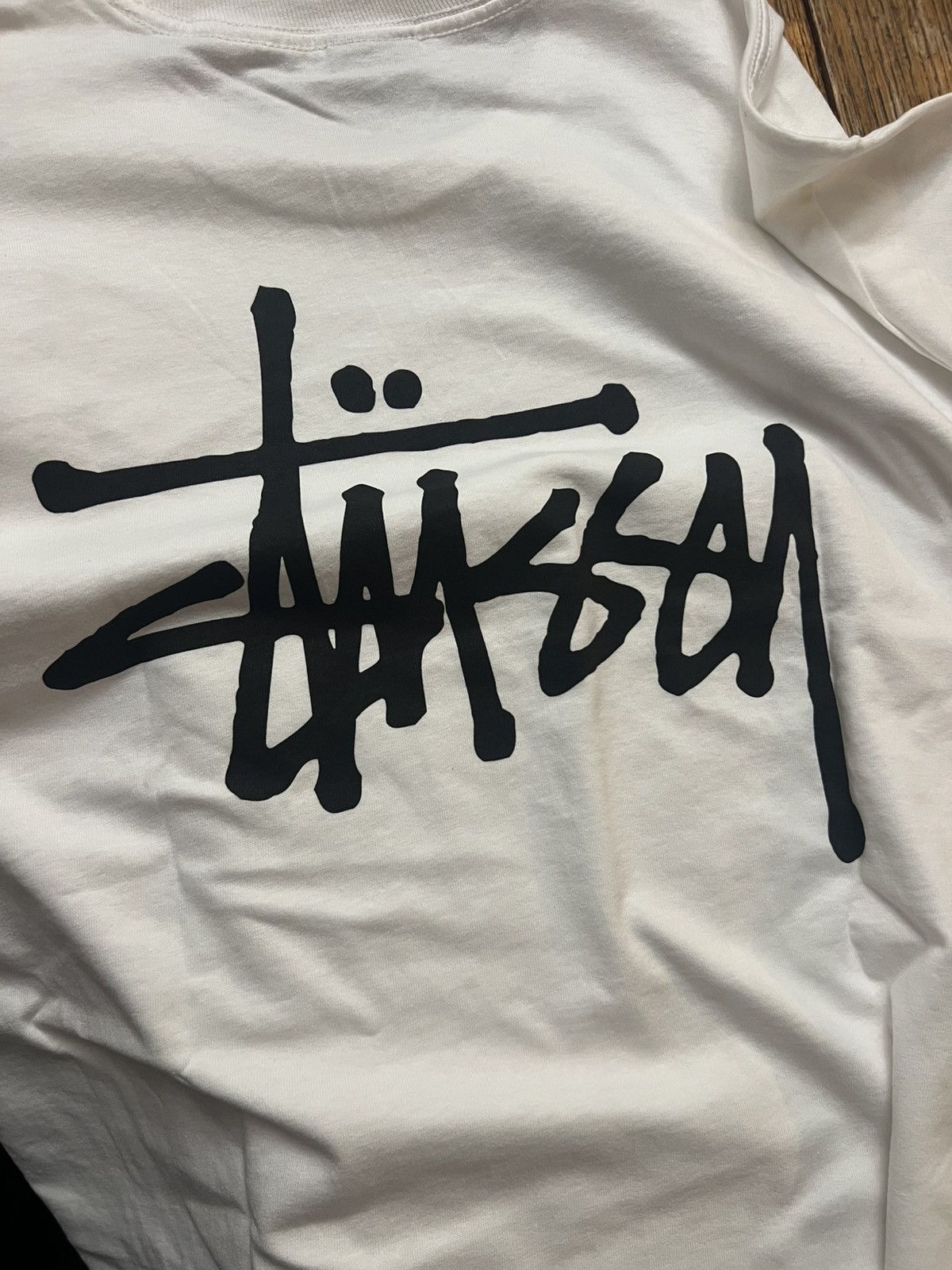 Stussy Stussy Basic Tee White (Size XL) Size US XL / EU 56 / 4 - 2 Thumbnail