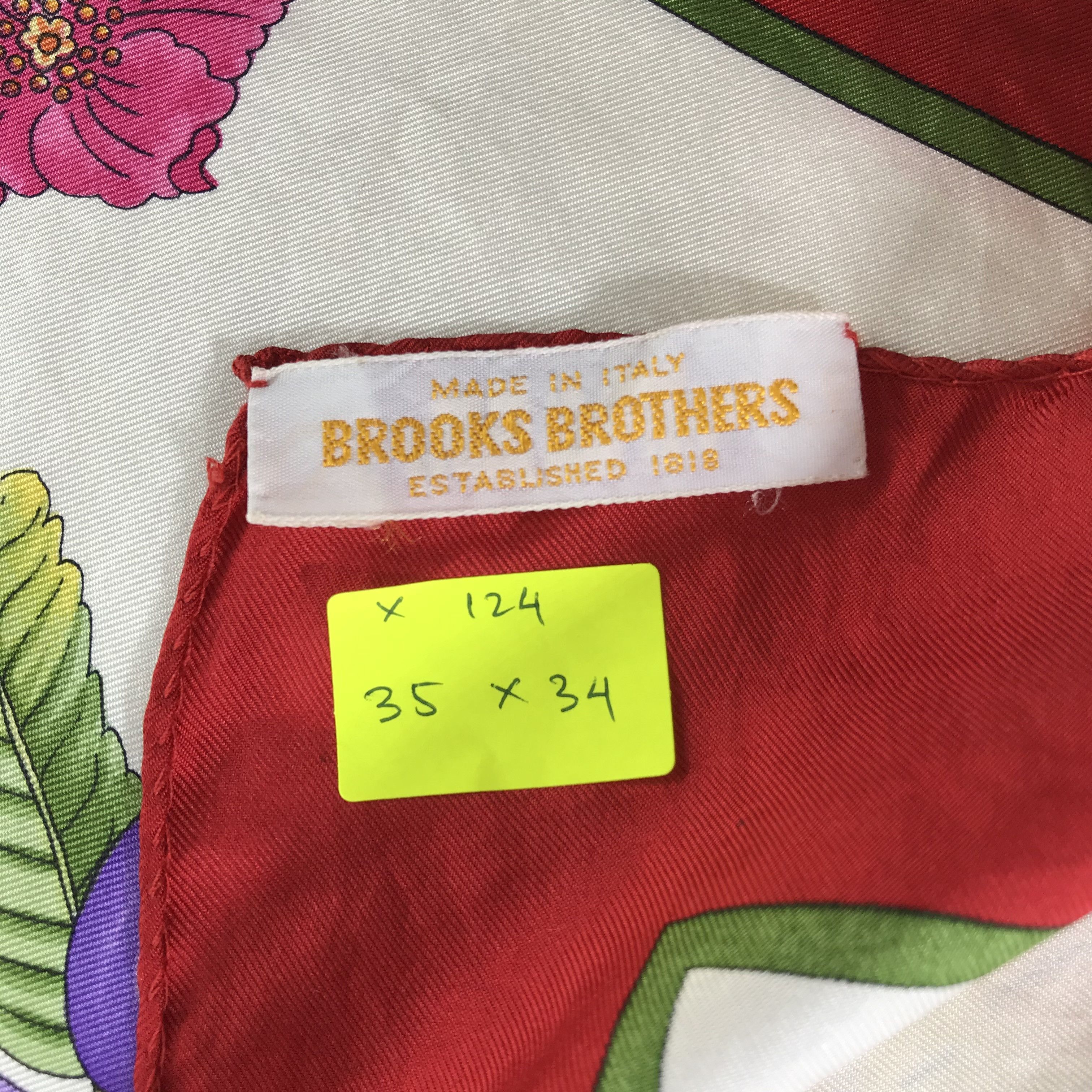 Brooks Brothers Vintage Brooks Brother silk Scarf Size ONE SIZE - 6 Thumbnail