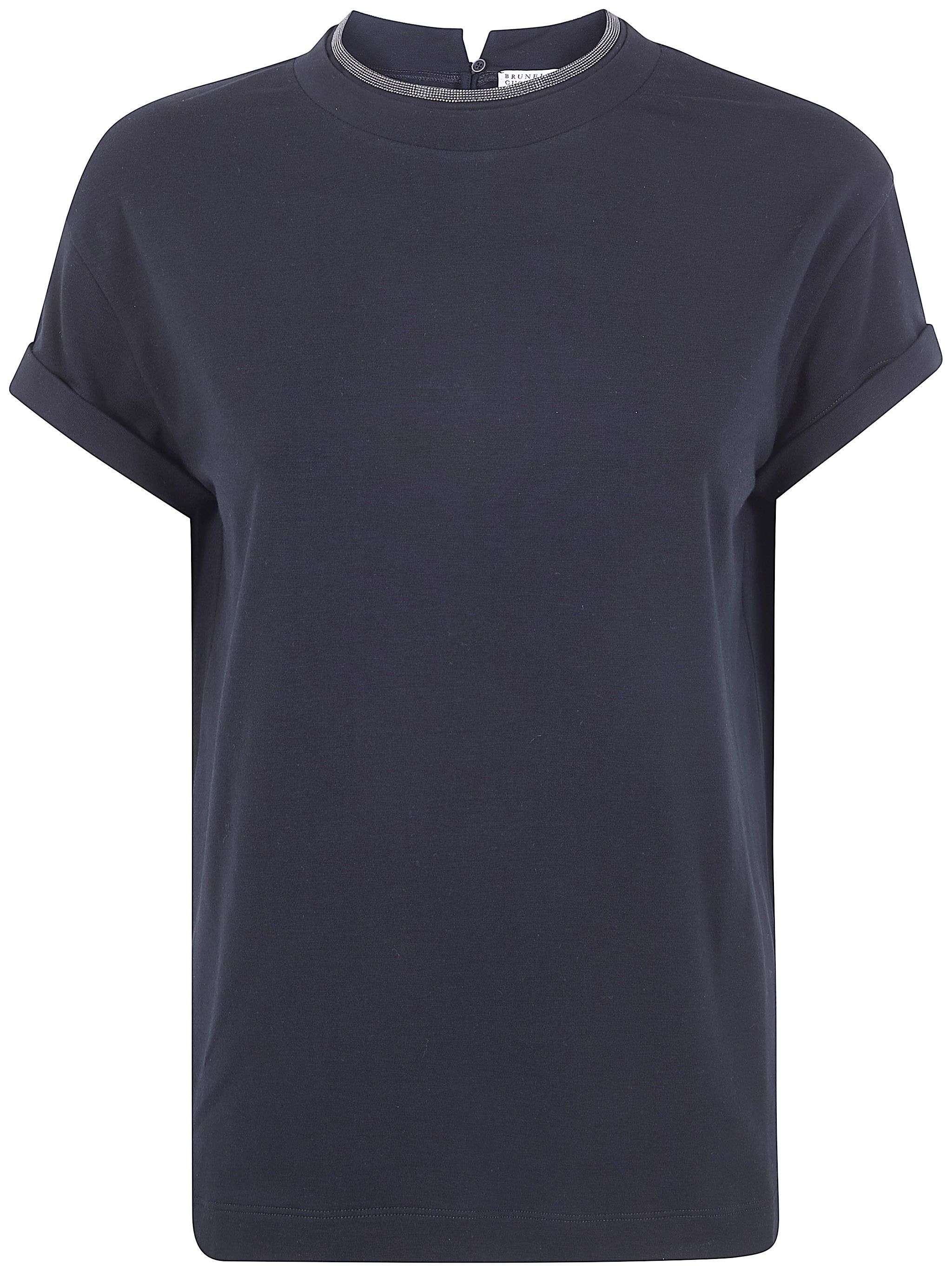Brunello Cucinelli ROUND NECK T-SHIRT Size M / US 6-8 / IT 42-44 - 1 Thumbnail
