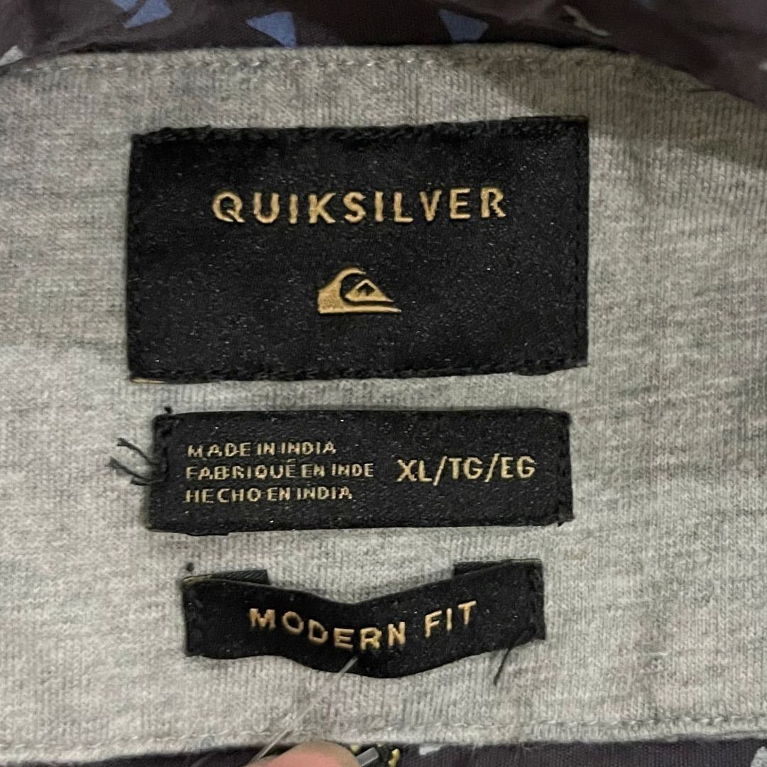 Quiksilver Mens Short Sleeve Shirt Button Up Modern Fit Casual Size XL Size US XL / EU 56 / 4 - 3 Thumbnail