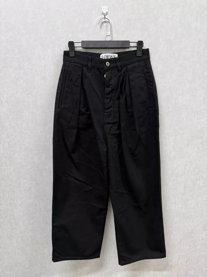 Loewe Loewe Leather logo straight pants Size US 44 / EU 60 - 1 Thumbnail