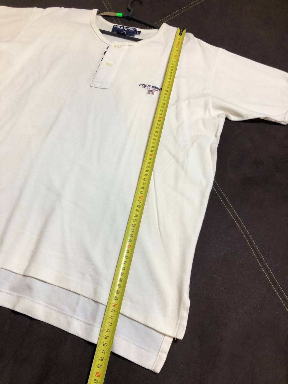 Polo Ralph Lauren Vtg 90s Polo Sport Ribbed Knit Pullover Shirt Short Sleeve Size US M / EU 48-50 / 2 - 8 Thumbnail