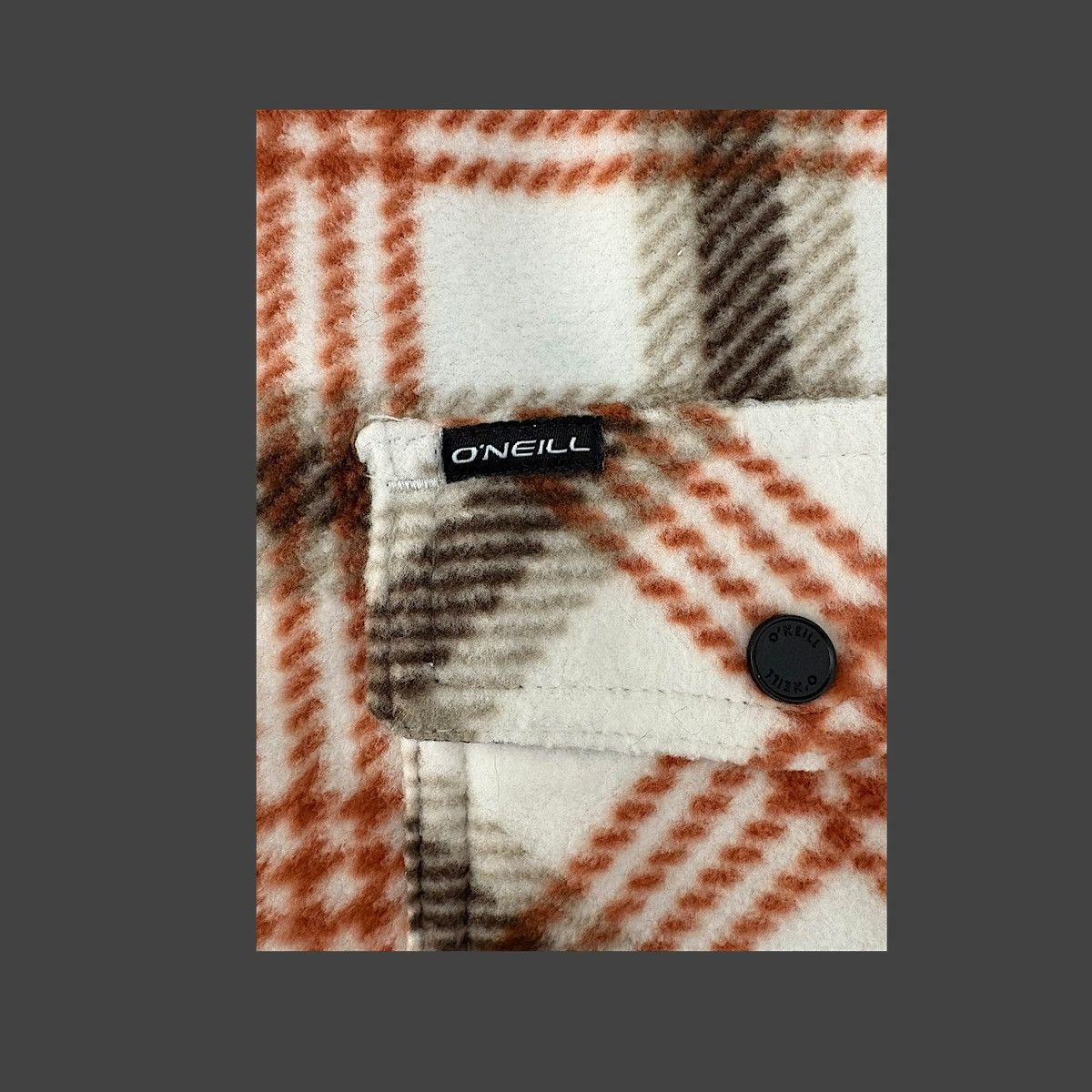 O'Neill O’Niell Men’s Icecap Super Fleece Brown Shirt Jacket Sz L Size US L / EU 52-54 / 3 - 8 Thumbnail