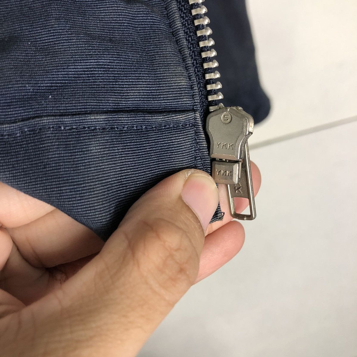 Japanese Brand 📌Vintage Bomber Jacket Van Jac Big Logo Spell Out Size US L / EU 52-54 / 3 - 18 Thumbnail