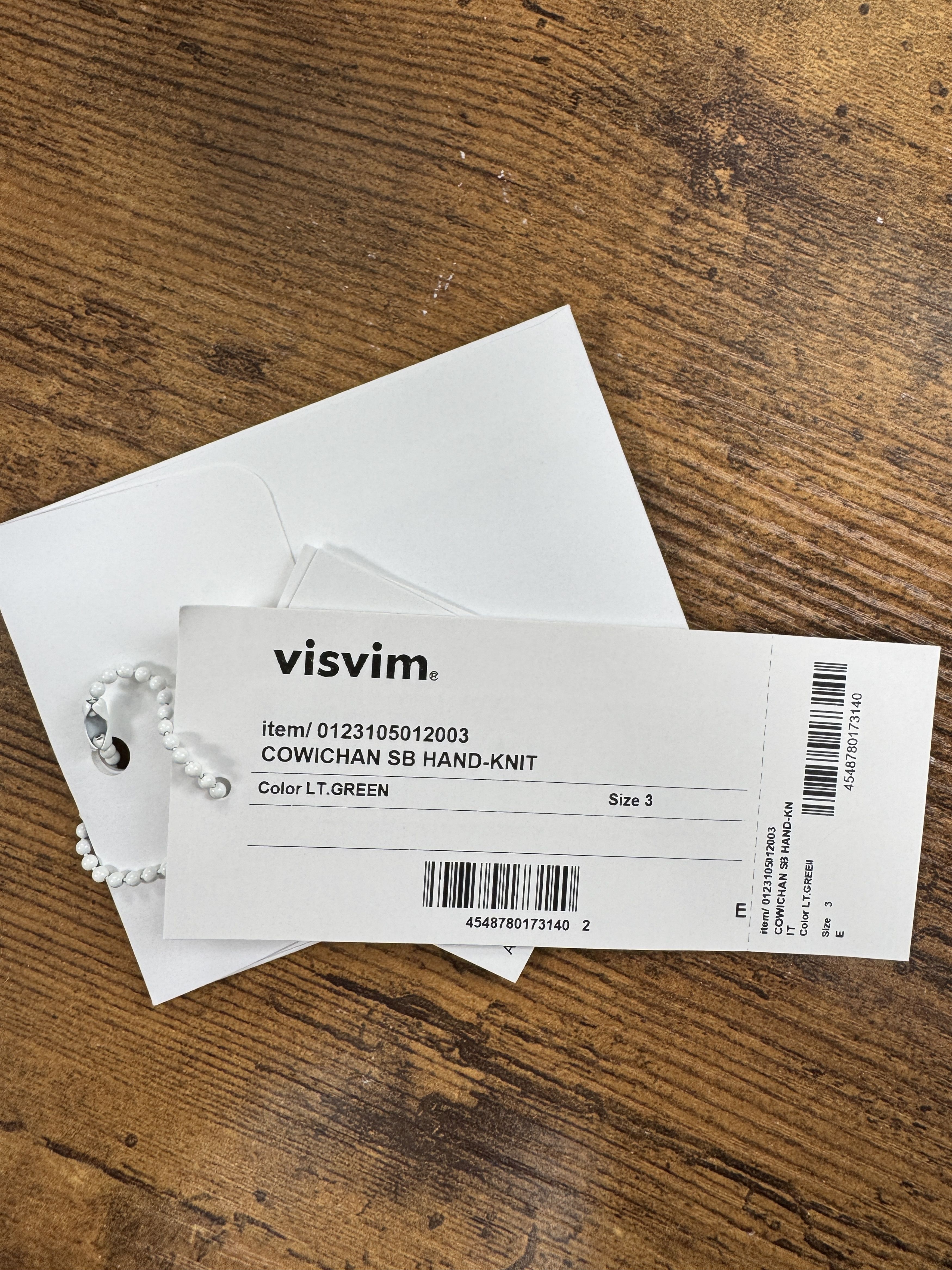 Visvim Visvim Cowichan SB Hand-Knit Size 3 Light Green Size US L / EU 52-54 / 3 - 5 Thumbnail