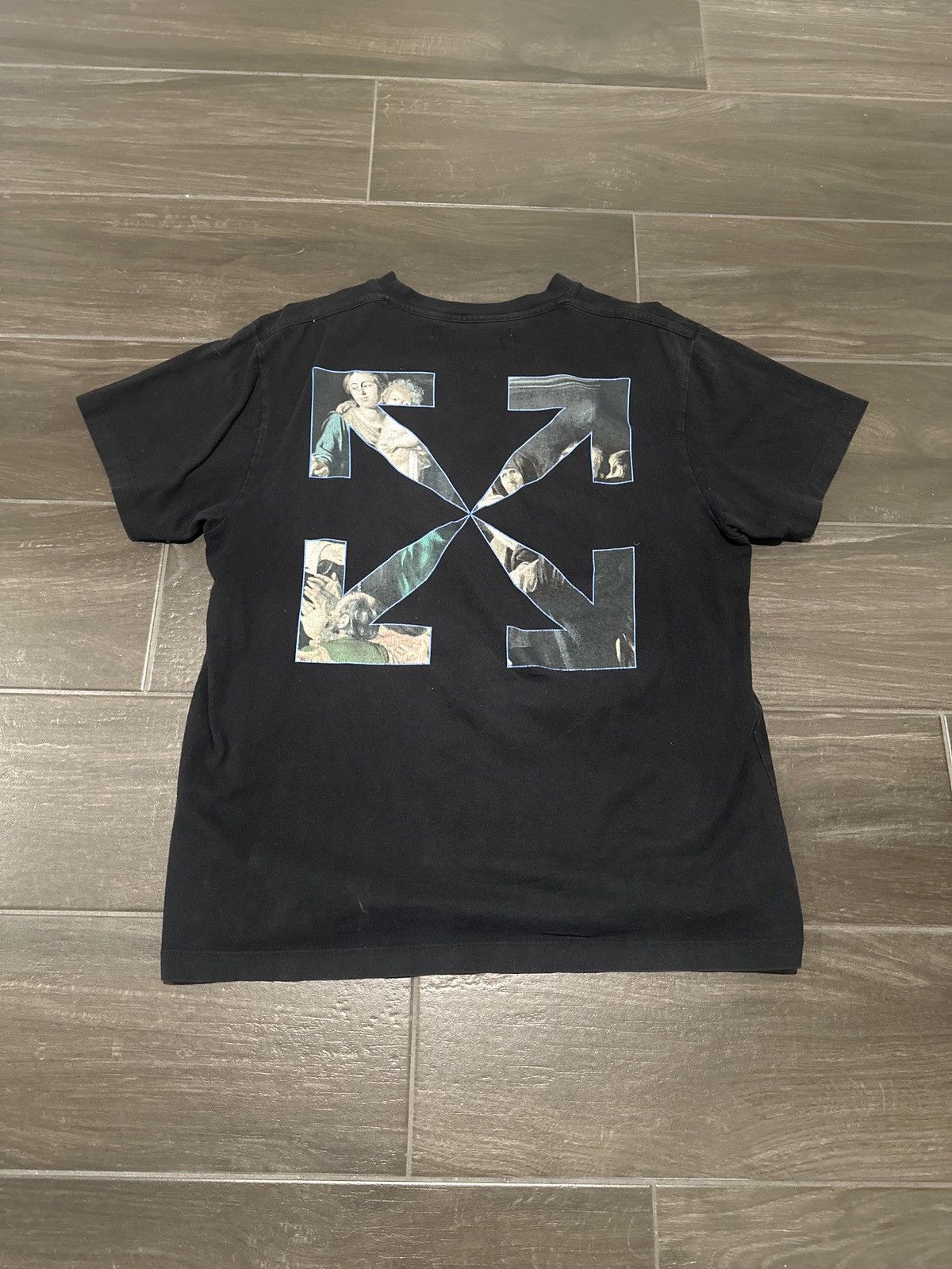 Off-White Off-White Caravaggio Tee Black Size US L / EU 52-54 / 3 - 2 Thumbnail