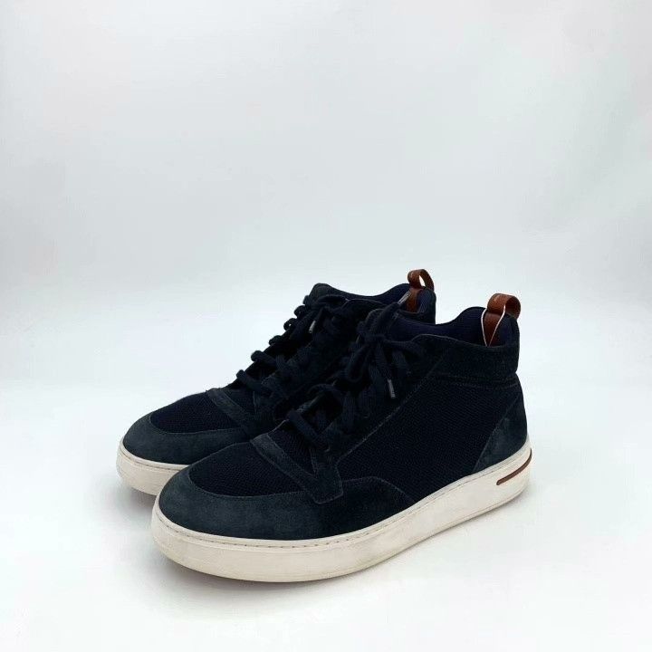 Loro Piana Loro Piana Dark Blue Low-Top Sneakers Size US 8 / EU 41 - 1 Thumbnail