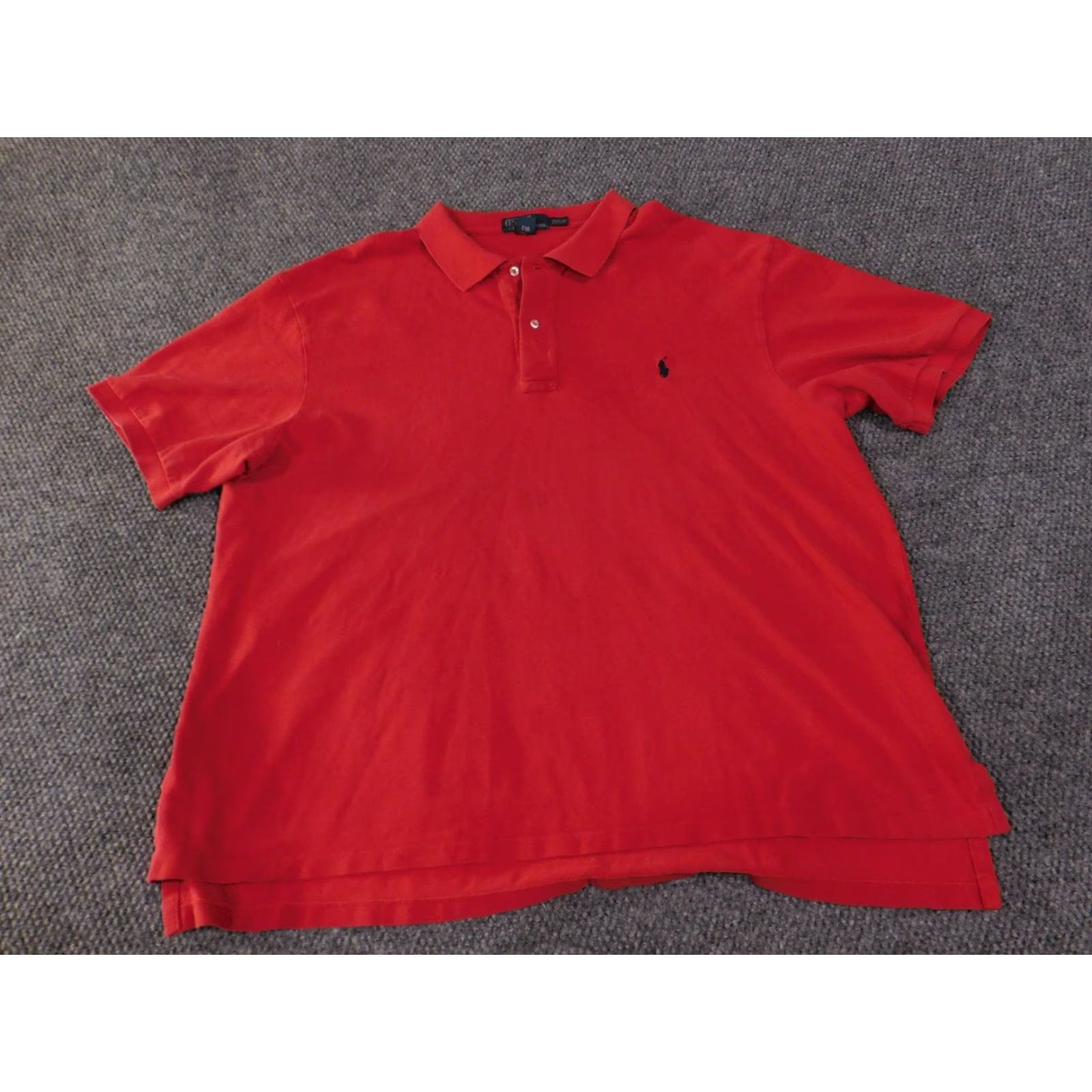 Polo Ralph Lauren Polo Ralph Lauren Polo Shirt Mens 3XB Red Cotton Classic Pony Embroidered Golf Big & Tall Boys? (Note: ensure concise) Size US XXL / EU 58 / 5 - 2 Thumbnail
