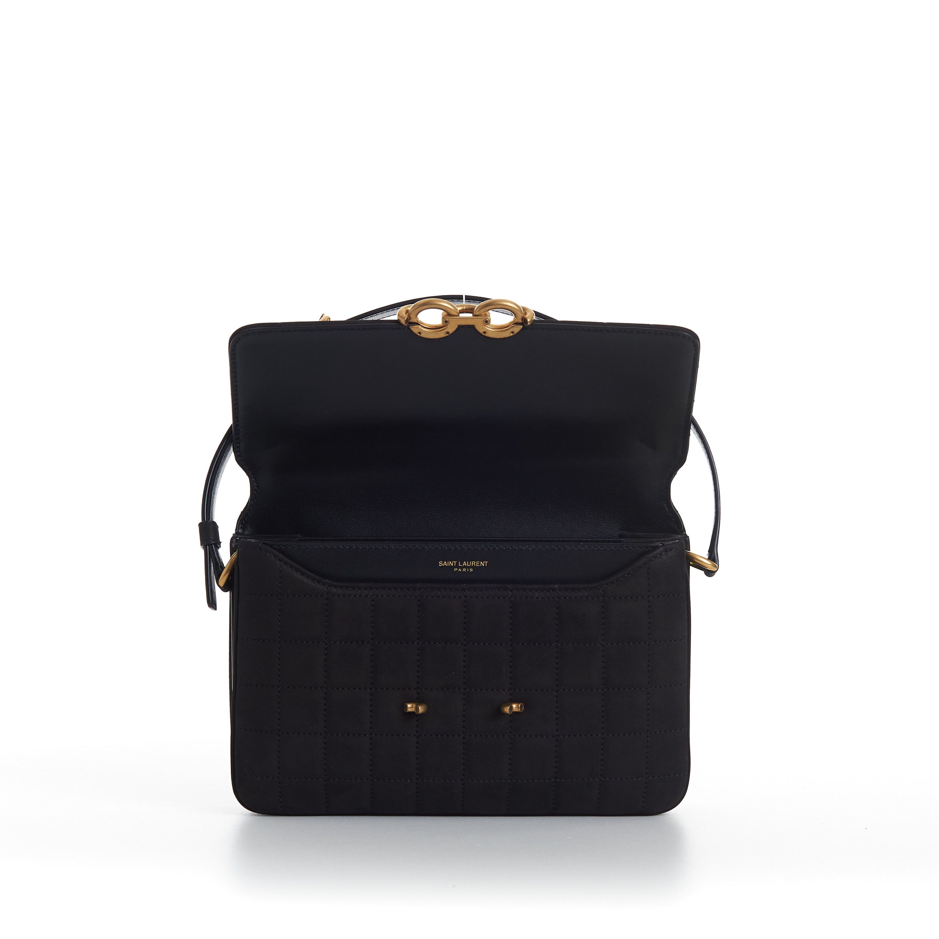 Saint Laurent Paris Le Maillon Satchel Bag In Quilted Size ONE SIZE - 9 Thumbnail