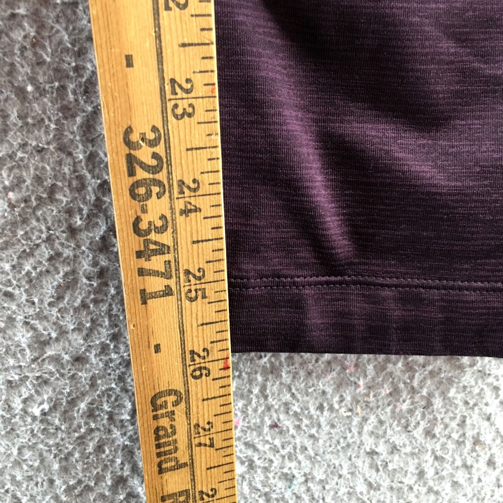 Vintage MONDETTA Leggings Womens Medium Purple Heather High Rise Active Stretch Yoga Pants Size 32" / US 10 / IT 46 - 7 Thumbnail