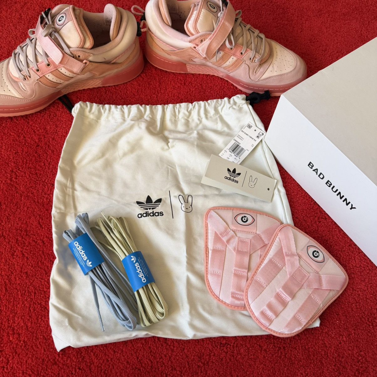 Adidas Bad Bunny Pink Easter Egg Size US 11 / EU 44 - 8 Thumbnail