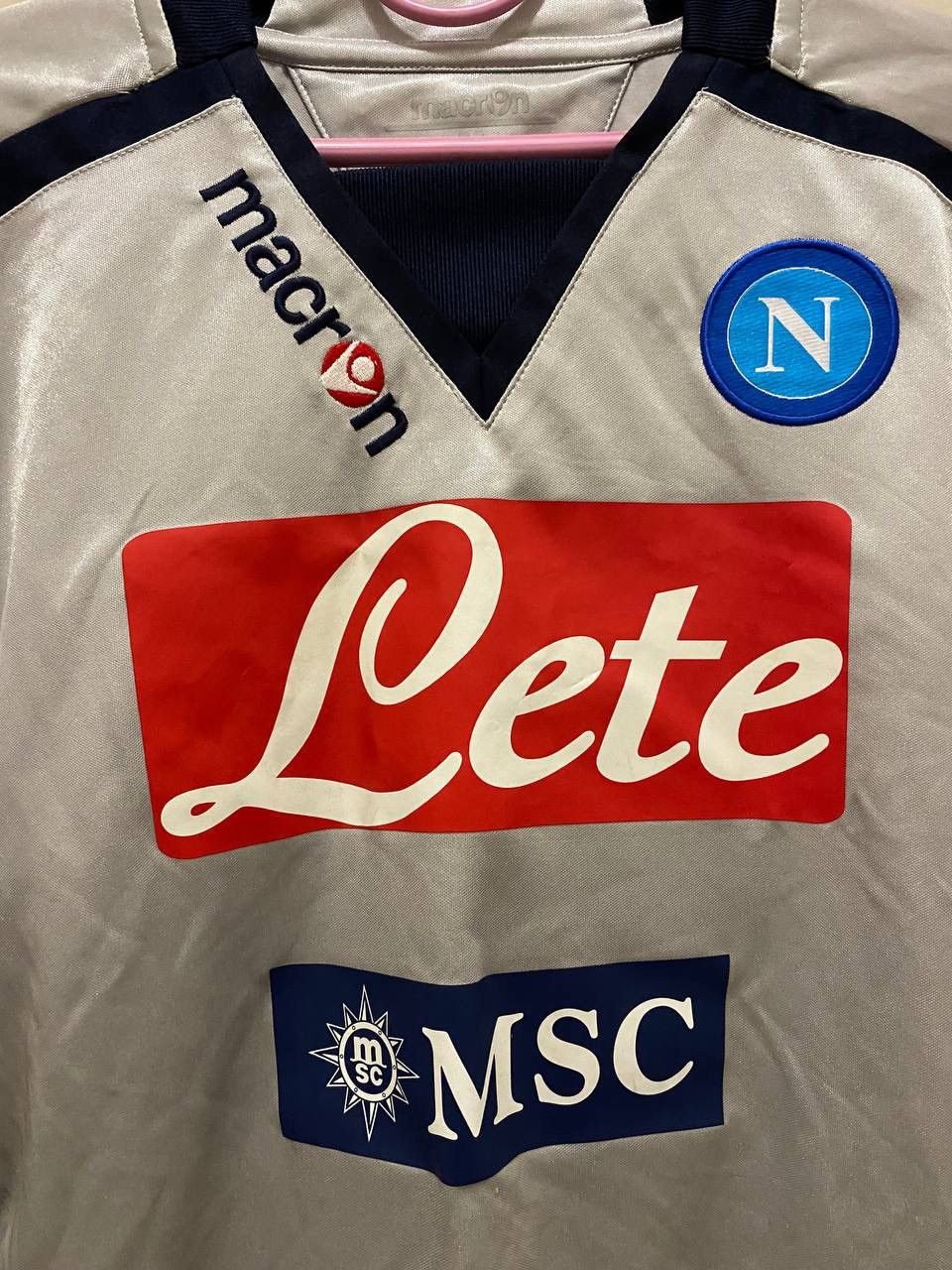 Kappa NAPOLI MATCH WORN GOALKEEPER LONG SLEEVE JERSEY Size US M / EU 48-50 / 2 - 6 Thumbnail