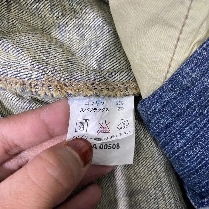 Vintage Vtg SILVER JEANS MOTORCYCLE Distress Denim Jacket Blue Size S / US 4 / IT 40 - 7 Thumbnail