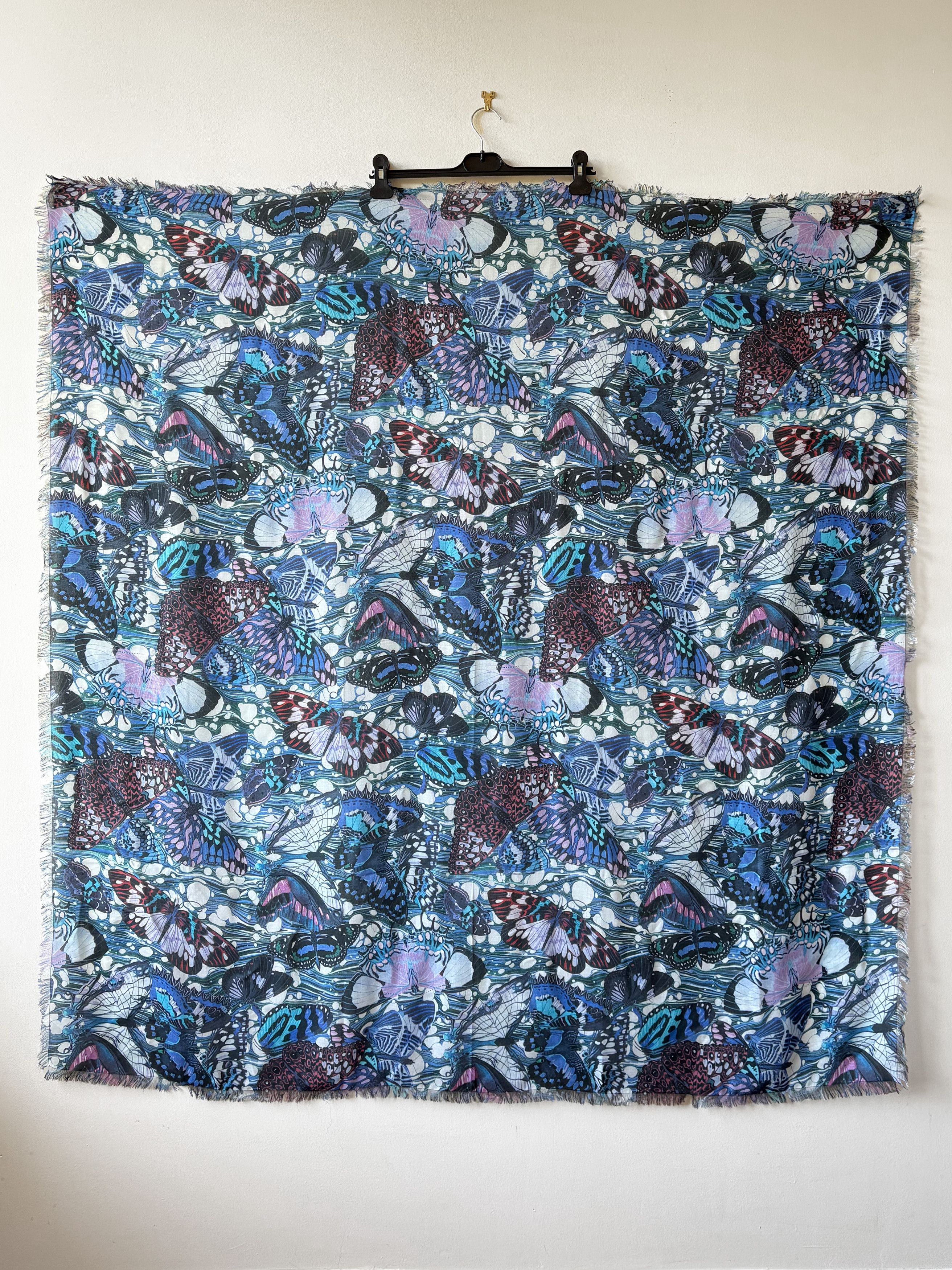 Jean Paul Gaultier Jean Paul Gaultier unisex butterfly print sarong / scarf Size ONE SIZE - 2 Thumbnail