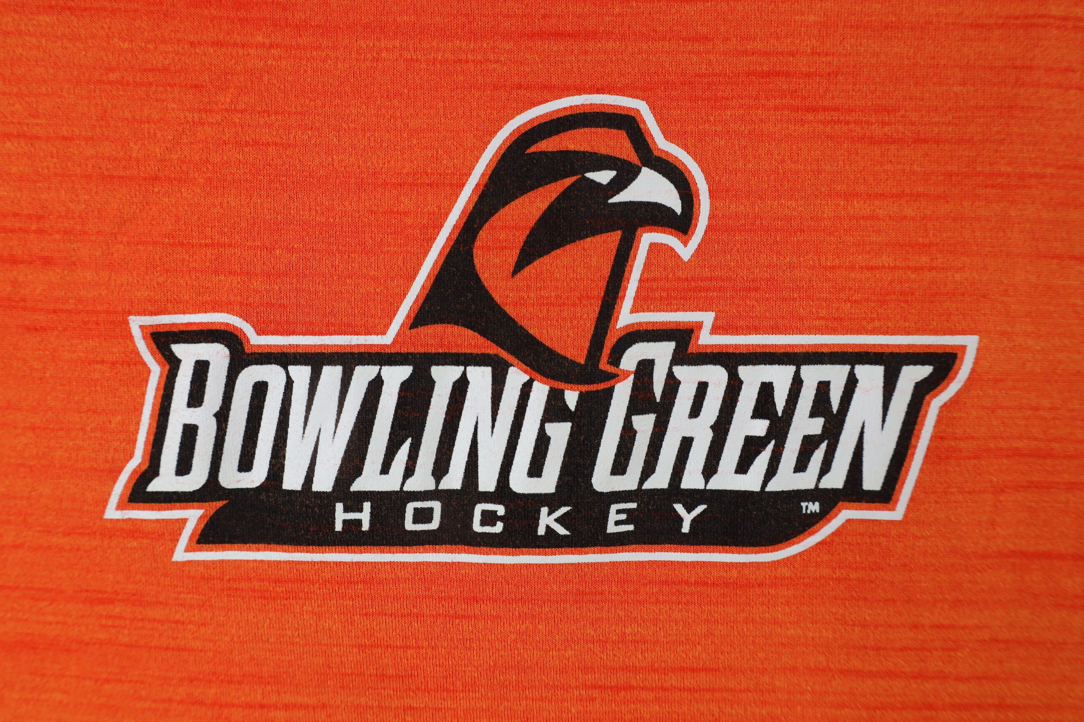Nike × Vintage Nike Bowling Green State University Hockey T-Shirt Orange Size US XL / EU 56 / 4 - 4 Thumbnail