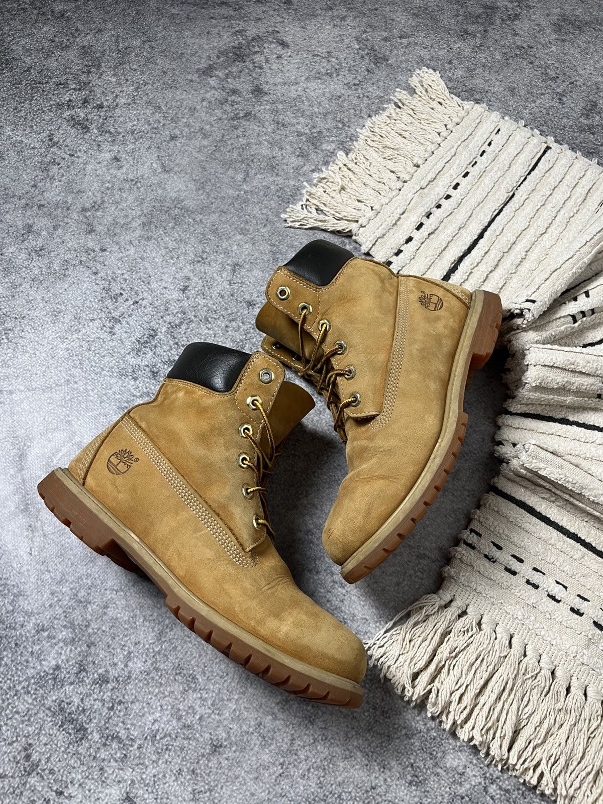 Timberland 🔥Timberland Vintage Work 6-Inch Boots Black 00’s Y2K Nubuck Size US 8.5 / EU 41-42 - 8 Thumbnail
