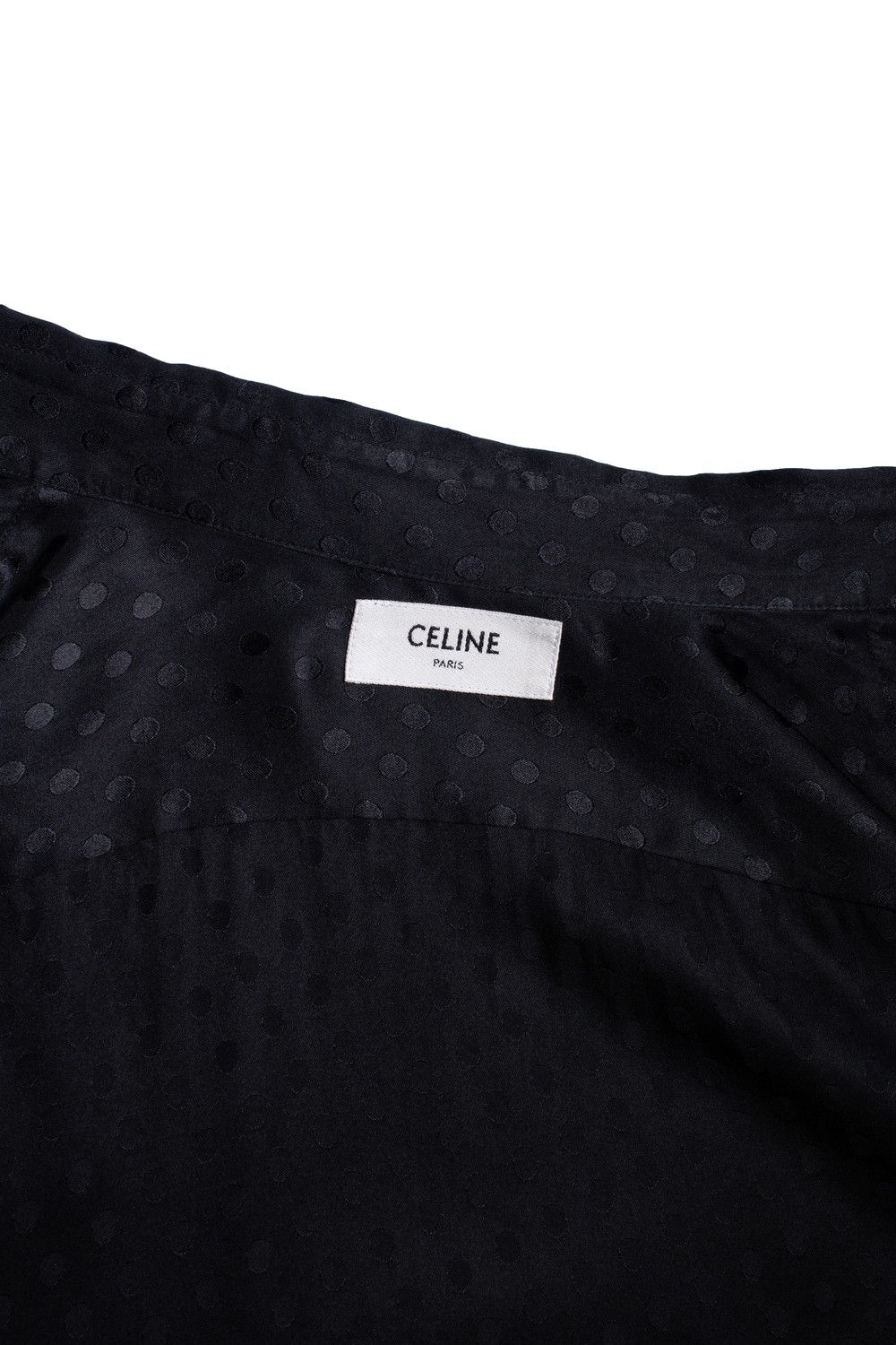 Celine Celine, polkadot shirt in black Size US L / EU 52-54 / 3 - 7 Thumbnail