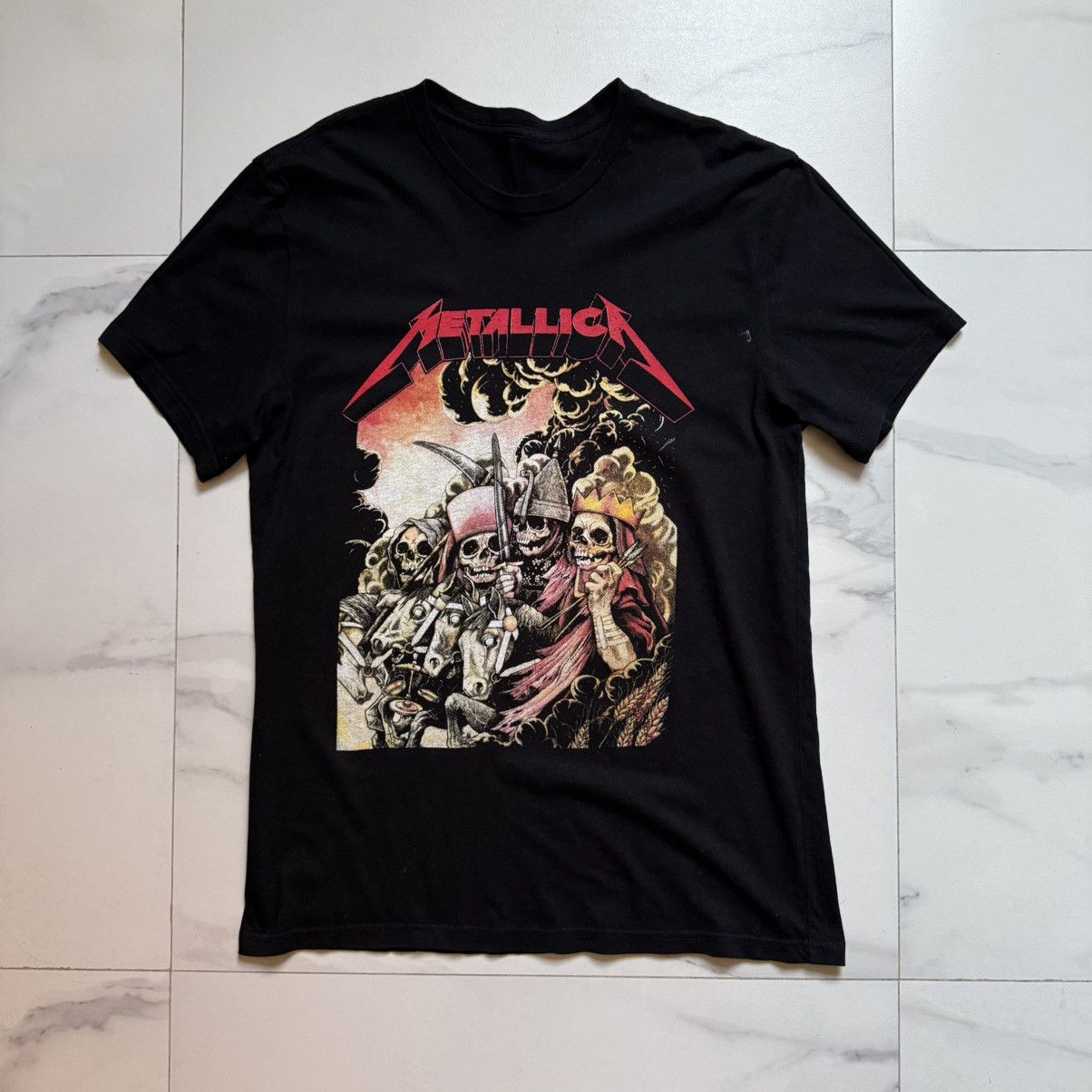 Metallica Metallica The Four Horsemen World Wired Tour T-Shirt Size US M / EU 48-50 / 2 - 2 Thumbnail
