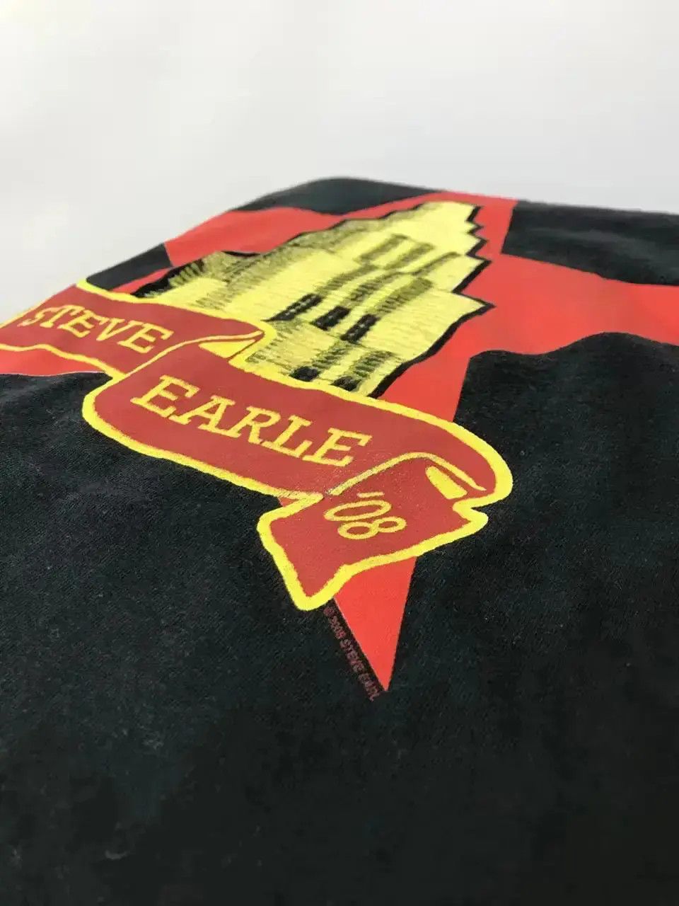 Band Tees × Vintage Vintage Steve Earle long sleeve t-shirt 2008 Size US XL / EU 56 / 4 - 6 Thumbnail