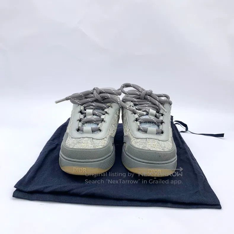 Dior Dior Gray logo logo round toe lace-on thick-soled casual s Size US 8.5 / IT 38.5 - 8 Thumbnail