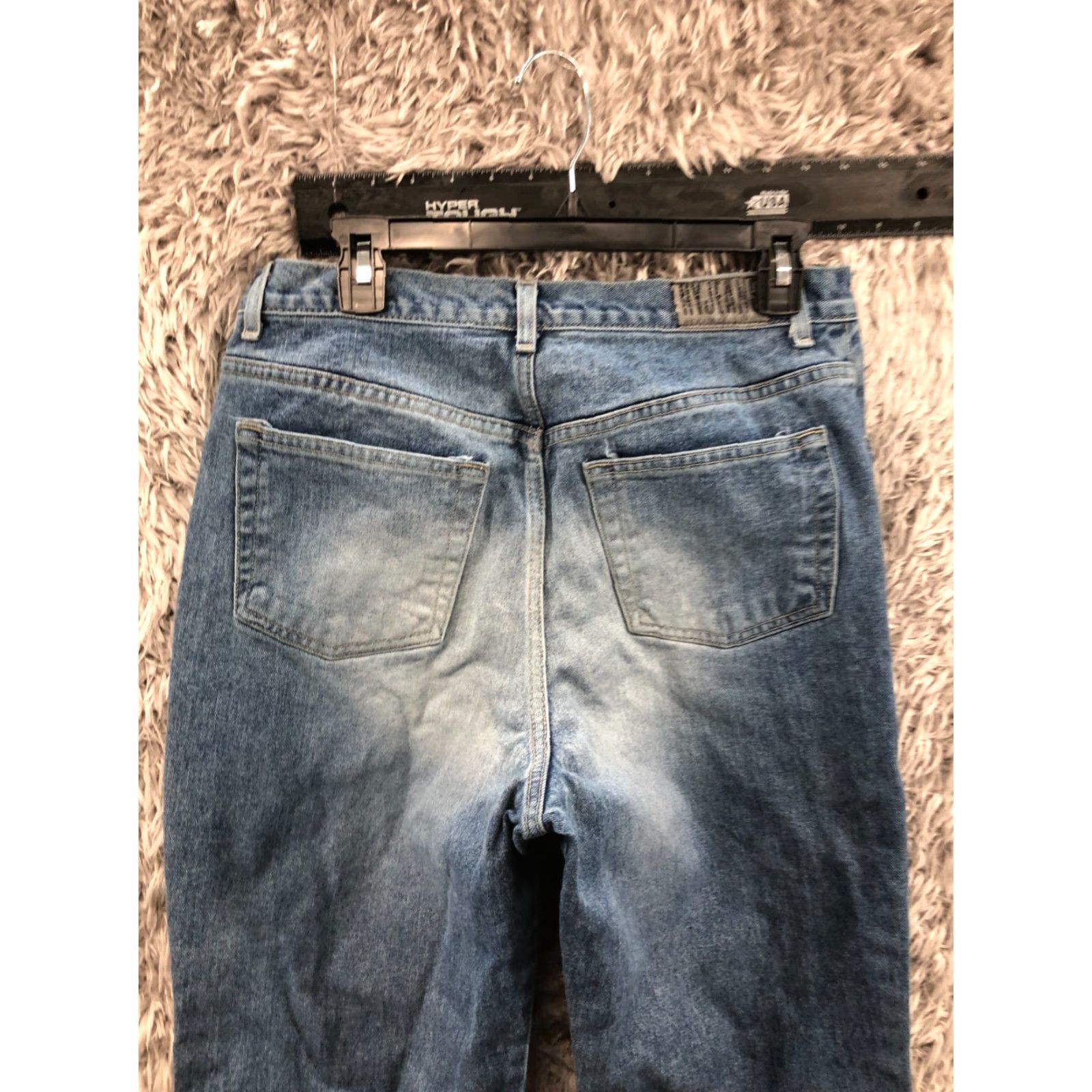 Vintage VINTAGE NY Jeans Bootcut Size 14 Womens Medium Wash Blue Bleached Size 36" / US 14 / IT 50 - 7 Thumbnail