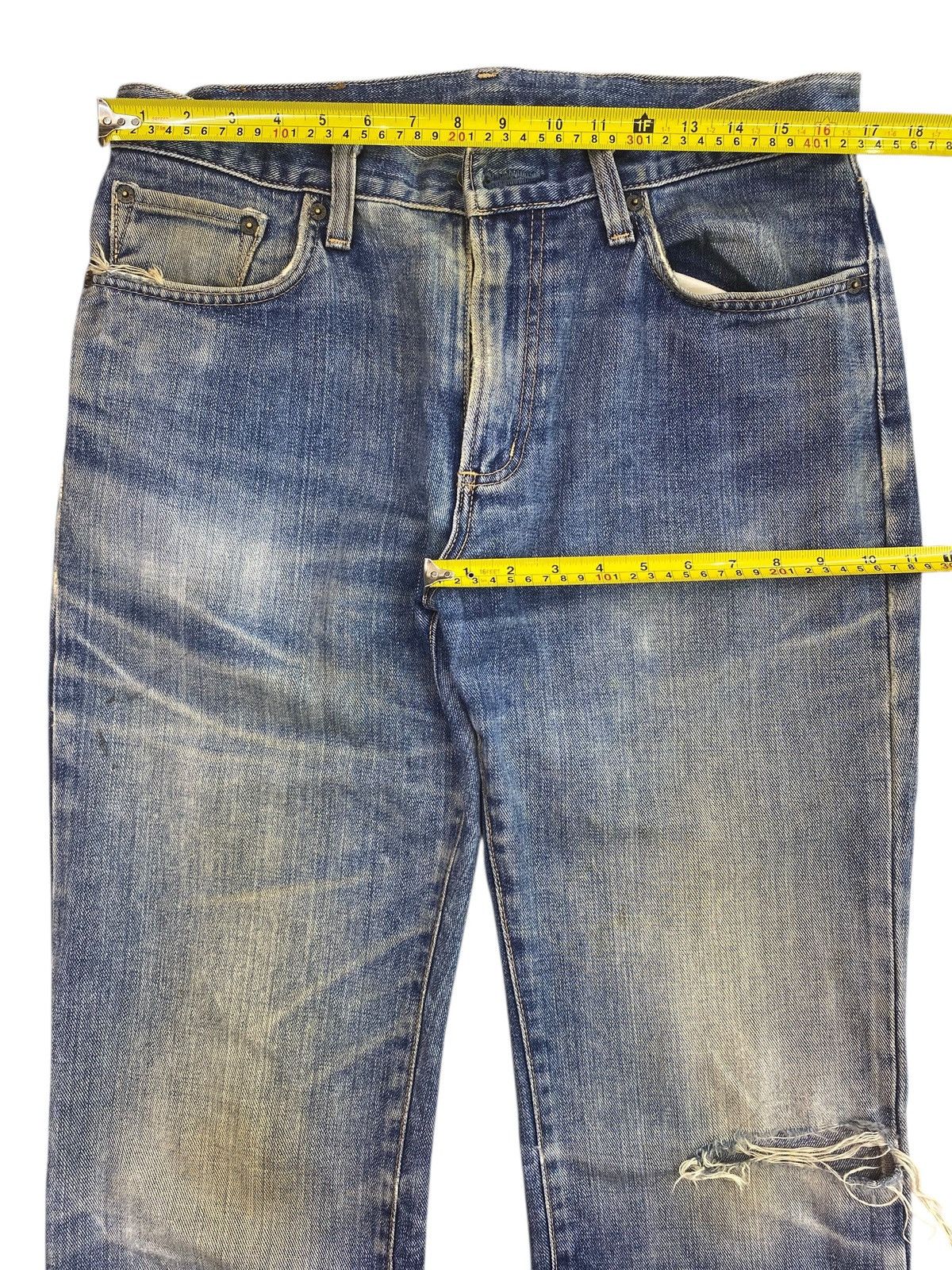 Edwin Edwin Whiskers Mud Wash Style Ripped Jeans Size US 34 / EU 50 - 5 Thumbnail