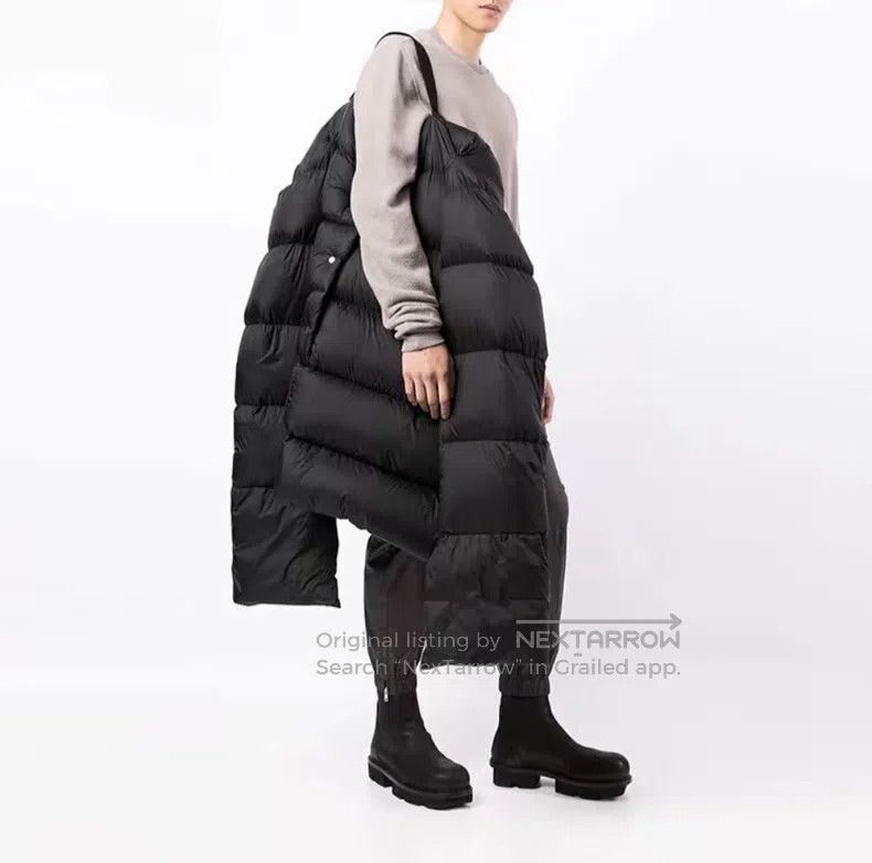 Rick Owens Rick Owens SS22 Scarf Neck Quilted Jacket Size US M / EU 48-50 / 2 - 3 Thumbnail