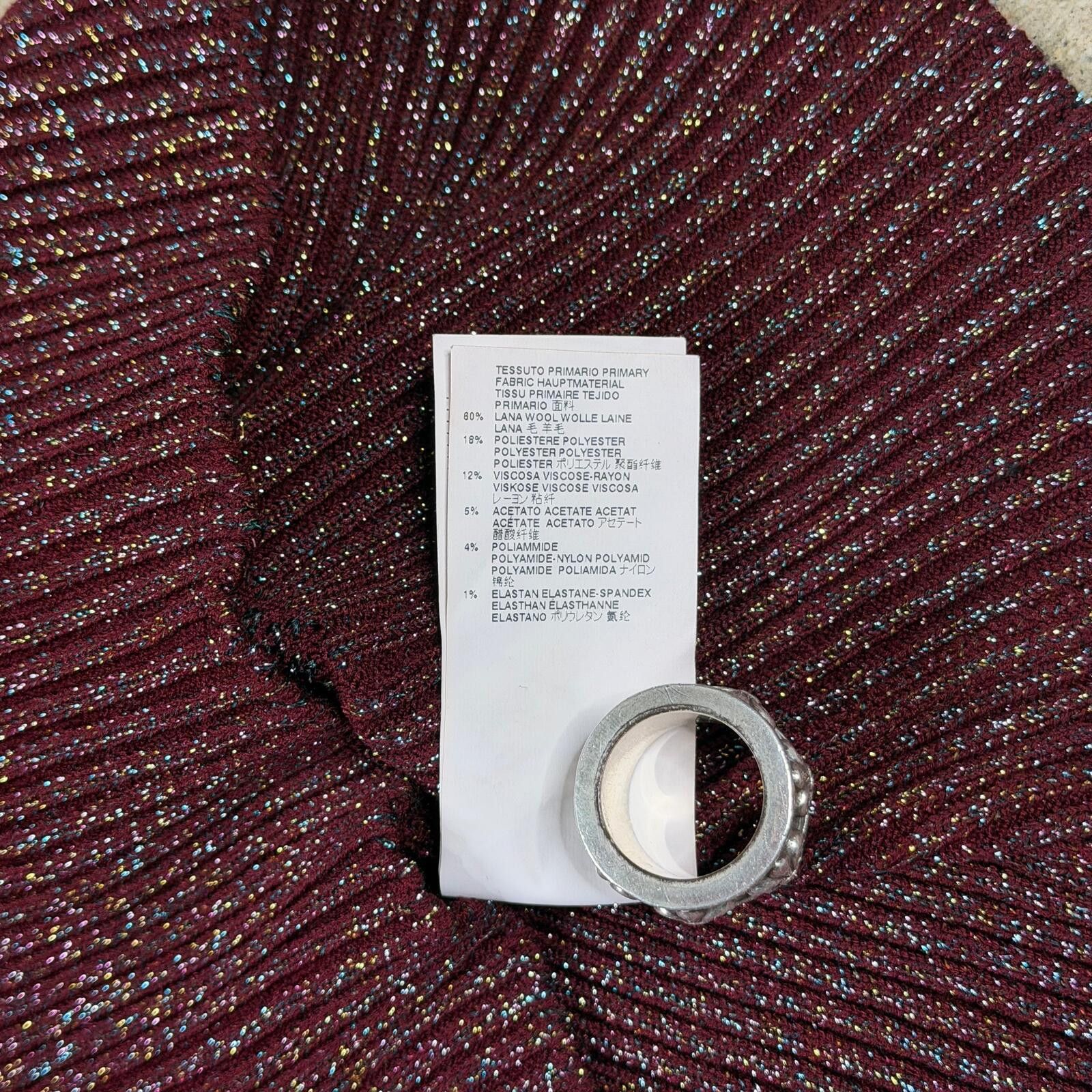 Maison Margiela Maison Margiela Metallic Knit Sweater Vest Size US S / EU 44-46 / 1 - 8 Thumbnail