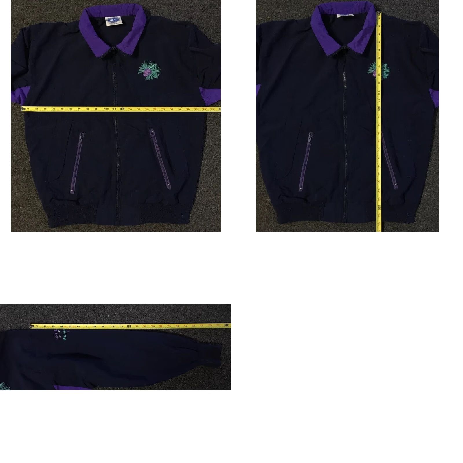 PGA Tour VINTAGE 90s US Womens Open Pine Needles Golf Jacket S Blue Nike ACG Bulls Bomber Jacket Sports USA University College Grunge Retro 80s 90s Size S / US 4 / IT 40 - 8 Thumbnail