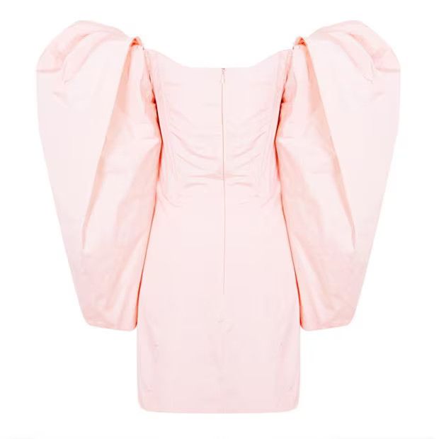Jacquemus o1g2r1mq1024 Mini Dress in Light Pink Size M / US 6-8 / IT 42-44 - 2 Thumbnail