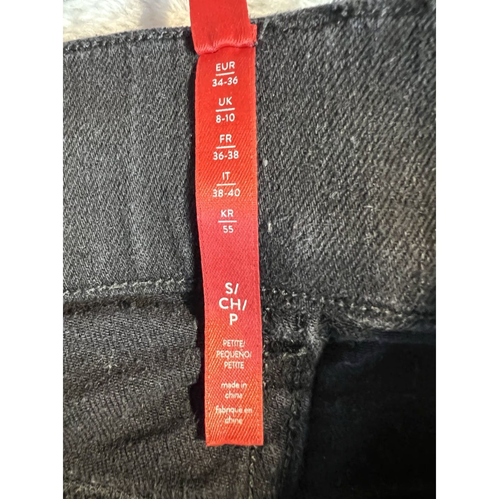 Spanx SPANX Jeggings Womens Small Petite Black Pull On Cotton Stretch Slimming Panel Size 28" / US 6 / IT 42 - 8 Thumbnail