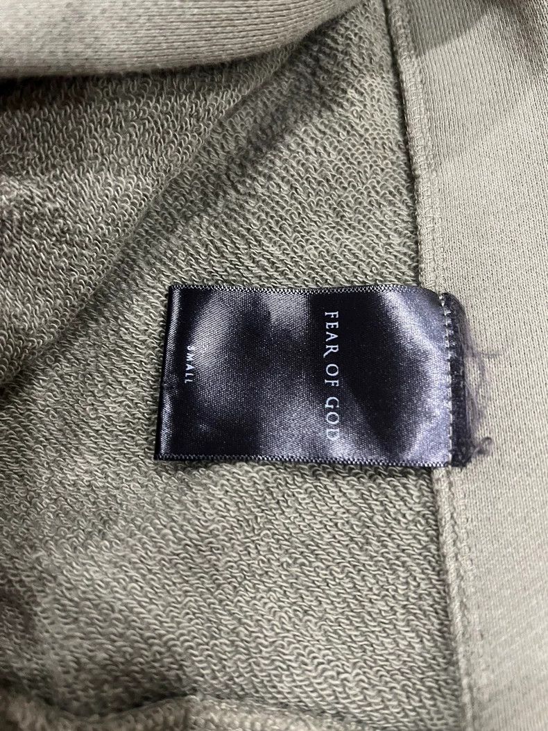 Fear of God Fear of God Olive green half-pull sweatshirt Size US S / EU 44-46 / 1 - 3 Thumbnail