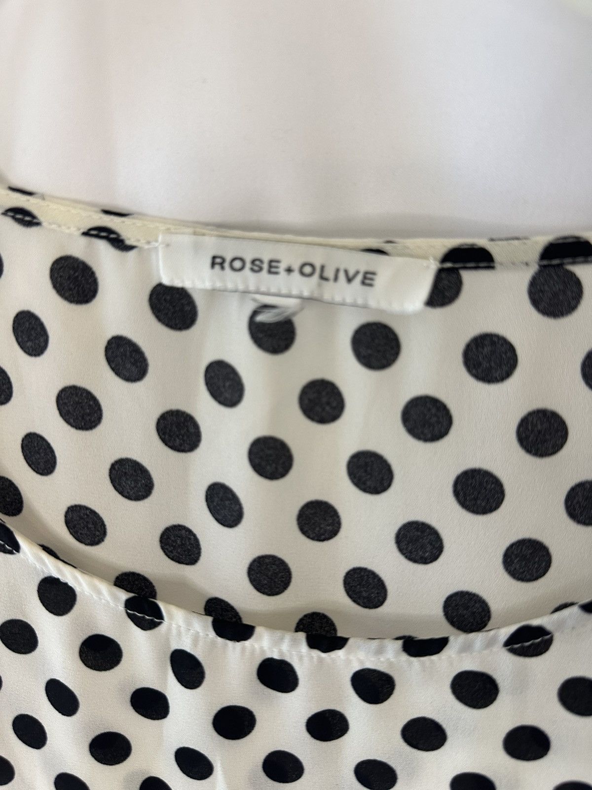 Other Rose + Olive Women’s Polka Dot Top Sz X-Large Size XL / US 12-14 / IT 48-50 - 4 Thumbnail