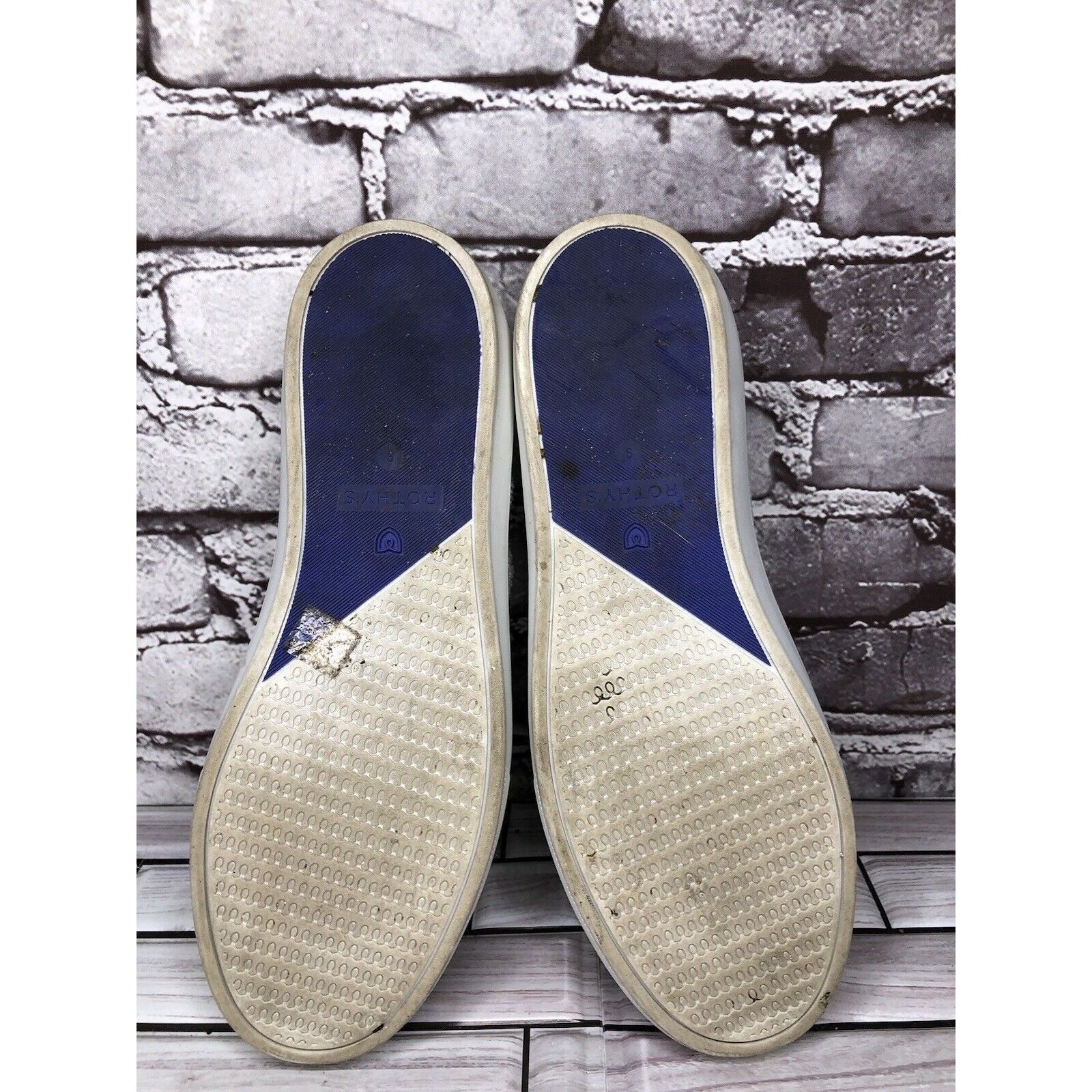 Other Rothy's The Sneakers White Terry Cloth Fabric Slip On Comfor Size US 9 / IT 39 - 16 Thumbnail