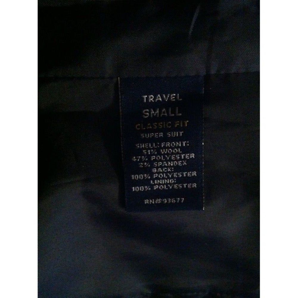 Stafford STAFFORD MEN'S NEW NAVY 51%WOOL 47%POLYESTER VEST SMALL Size US S / EU 44-46 / 1 - 7 Thumbnail