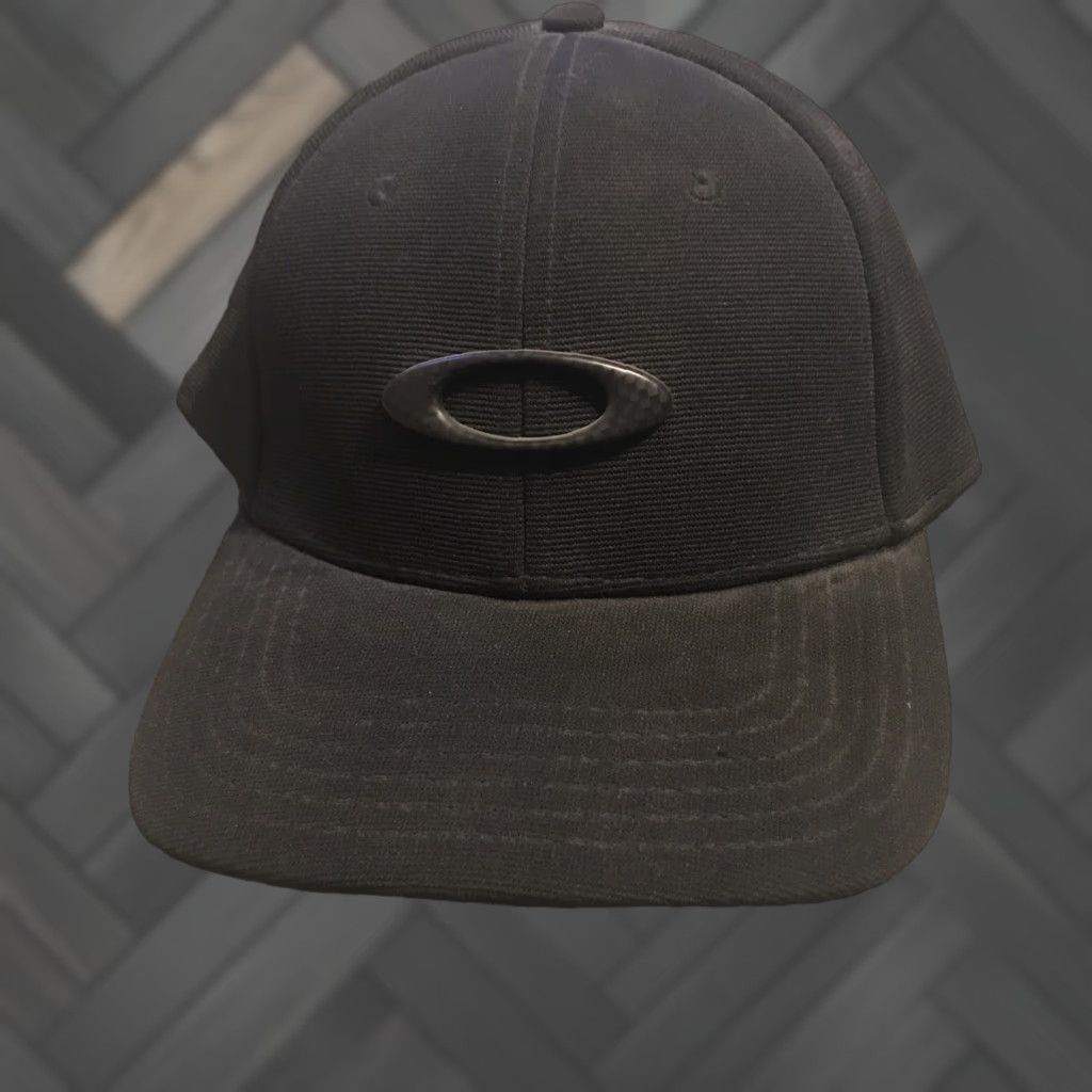 Oakley Oakley Baseball Cap L/xl Black Mens Flex Stretch Polyester Solid Cap Size ONE SIZE - 1 Thumbnail