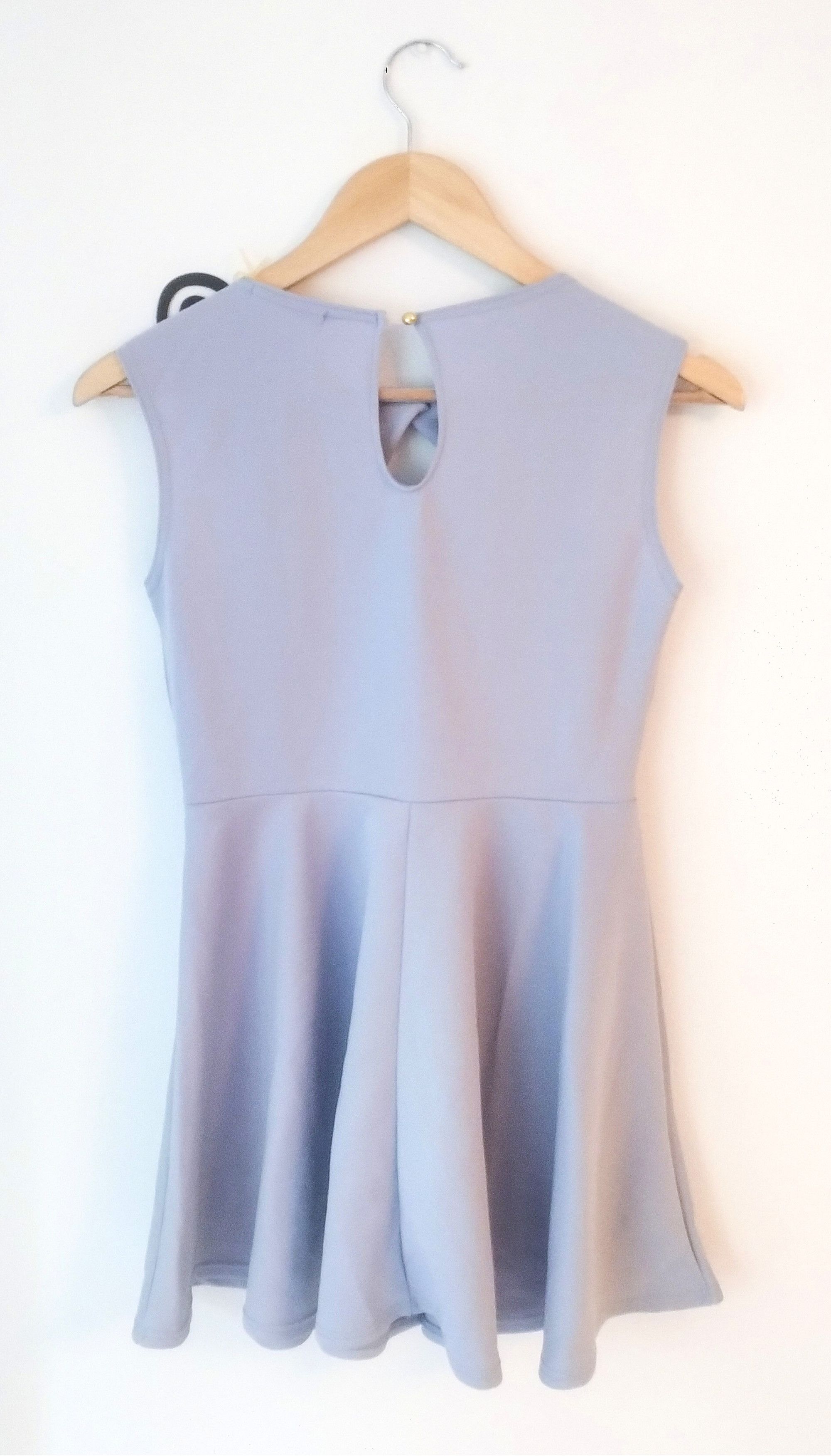 Other Club L baby blue Fit & Flare dress with collar - Size 8 US Size M / US 6-8 / IT 42-44 - 2 Thumbnail