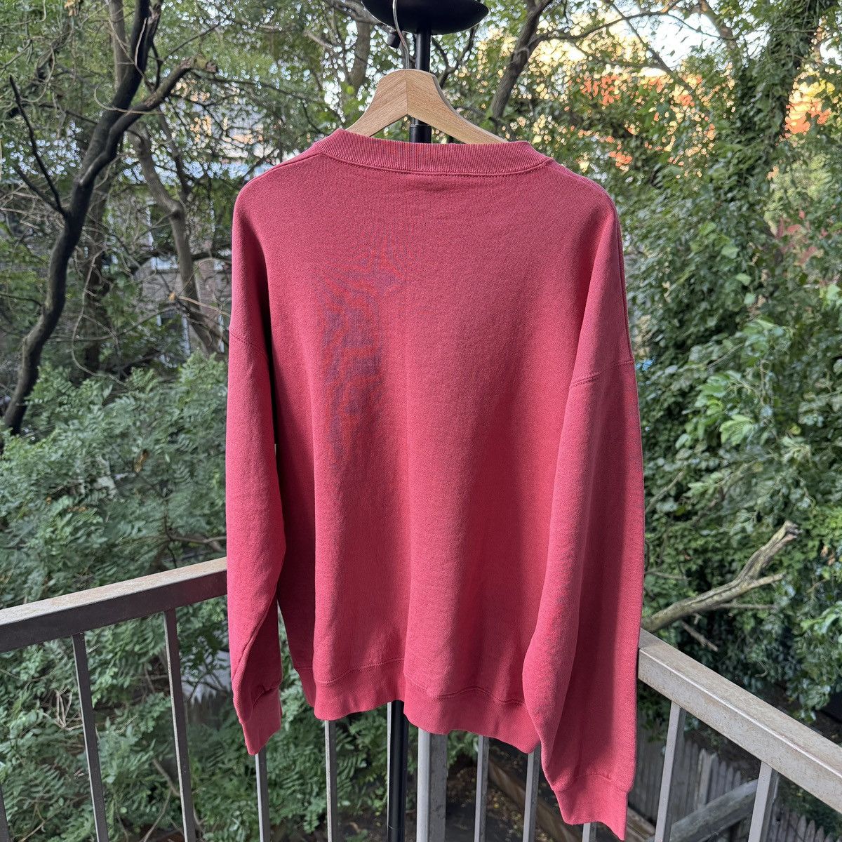Vintage Sun Faded Thrashed Distressed Sweatshirt ERD Grunge Chrome Size US XL / EU 56 / 4 - 2 Thumbnail