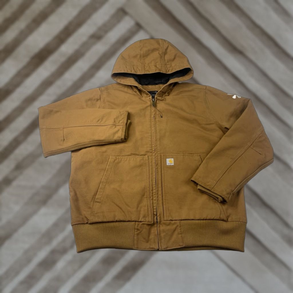 Carhartt Carhartt J130-W BRN 104053 Duck Active Jacket XL Brown Quilted Lined Women's Jacket Size XL / US 12-14 / IT 48-50 - 1 Thumbnail