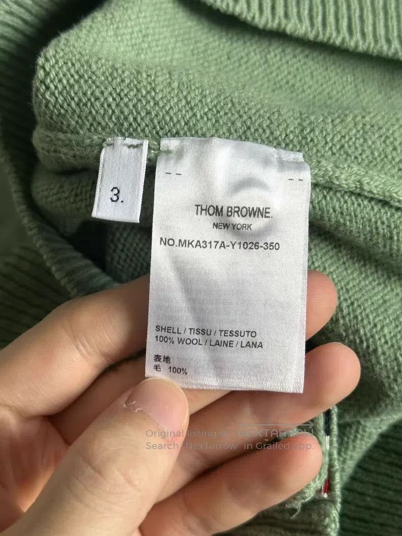 Thom Browne Thom Browne Sweater Size US L / EU 52-54 / 3 - 3 Thumbnail