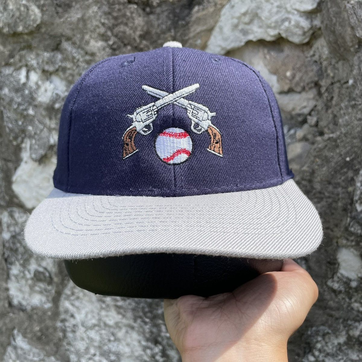 Otto Vintage Baseball Western Revolver Logo Otto Cap Snapback Hat Size ONE SIZE - 1 Thumbnail