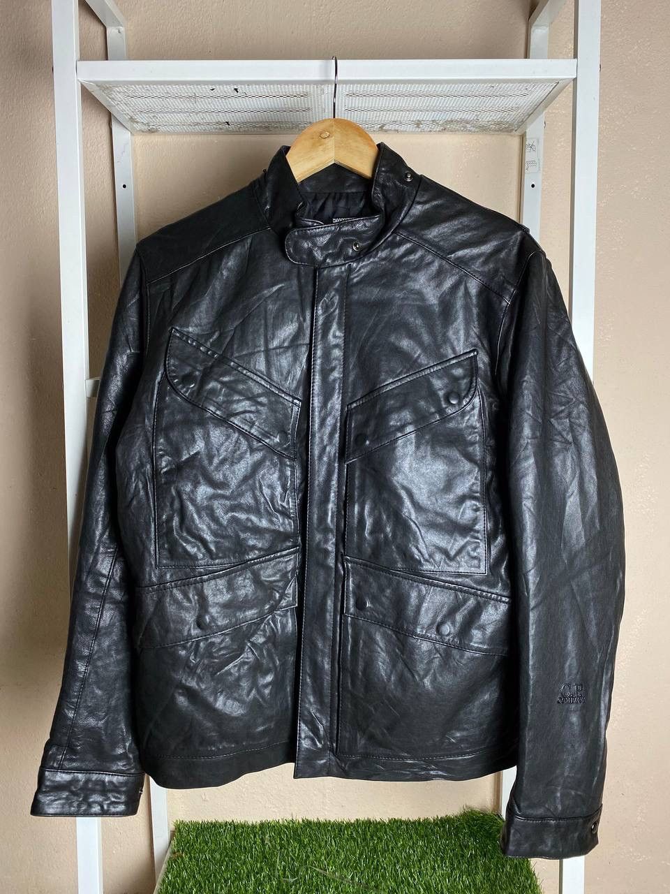 C.P. Company C.P Company Sheep Skin Leather Jacket Size US XS / EU 42 / 0 - 1 Thumbnail